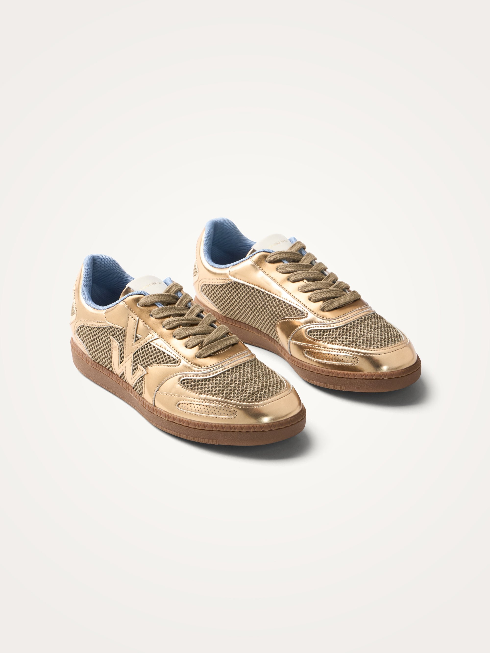 Sneakers with monogram on retro sole VANESSA WU Golden