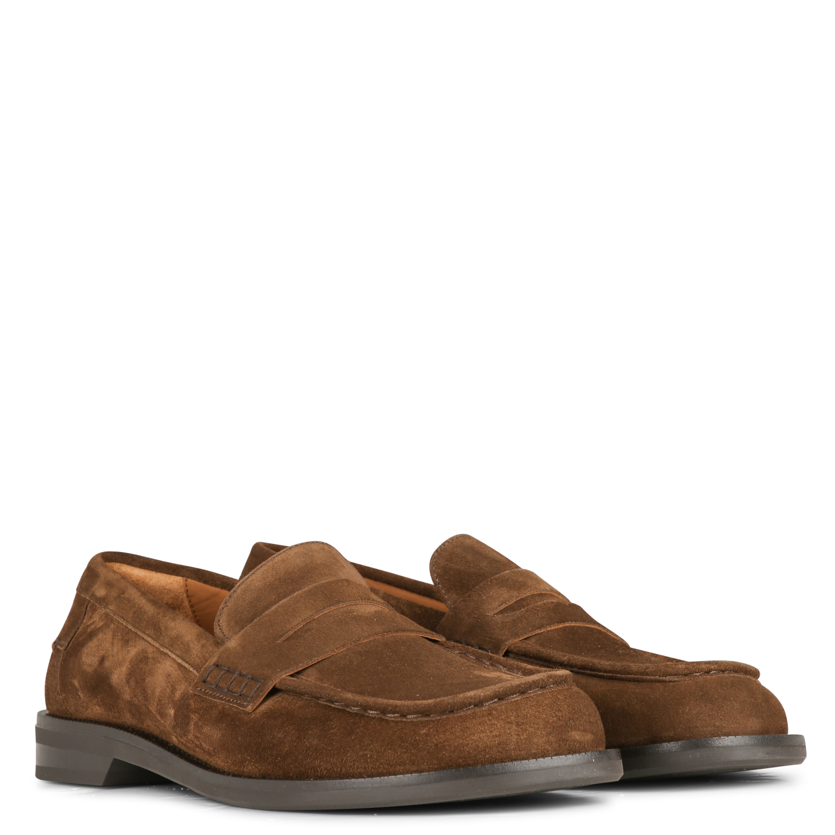 Mocassins en cuir velours BILLI BI Marron