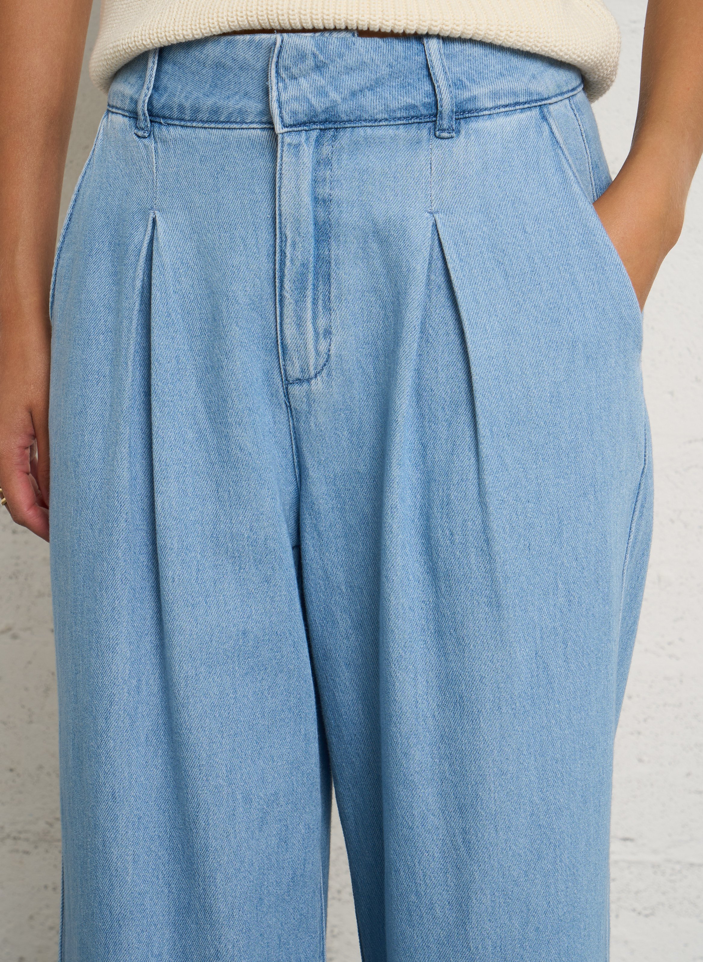 Flared cotton jeans MAISON 123 Blue