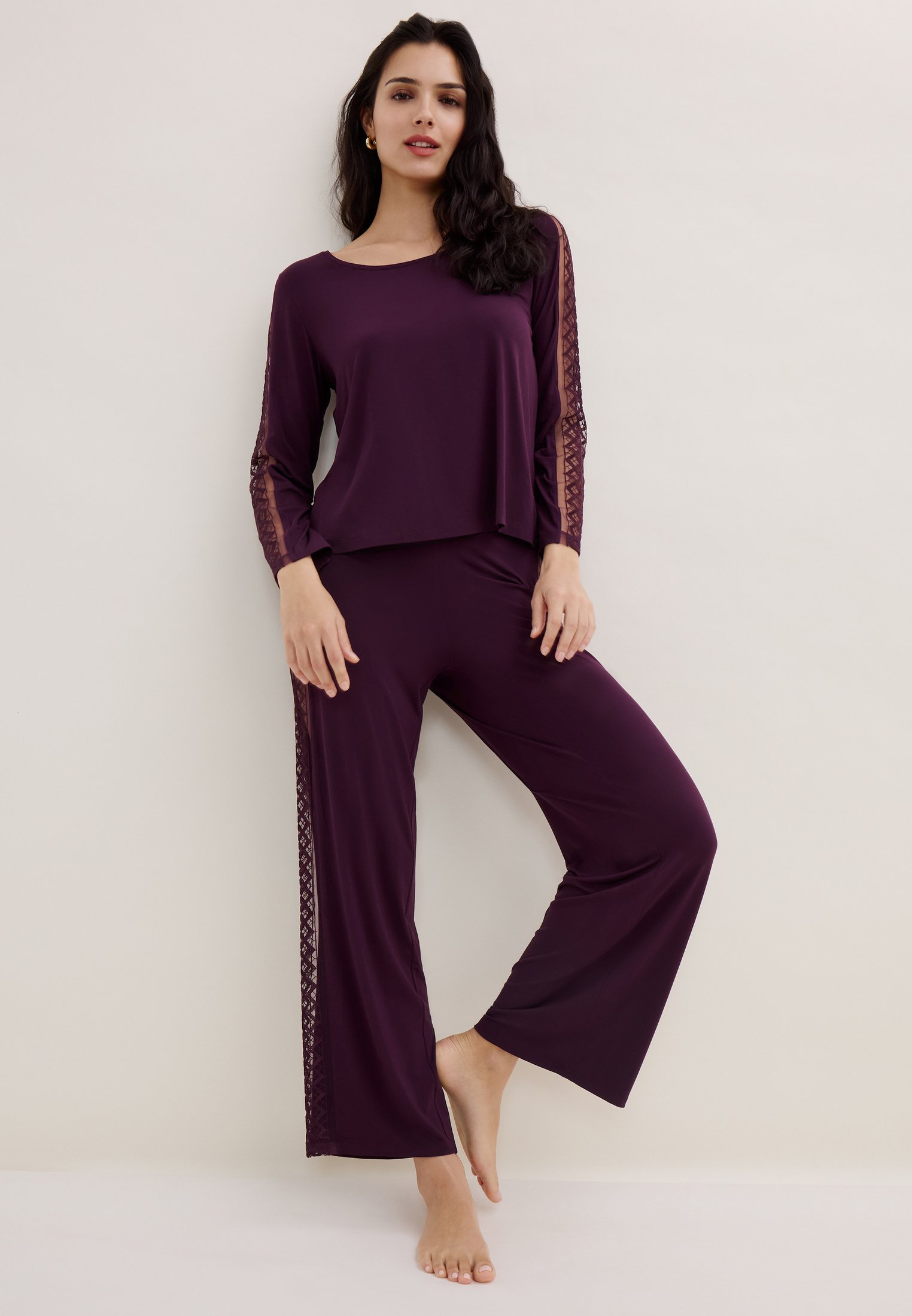 Pants AUBADE Purple