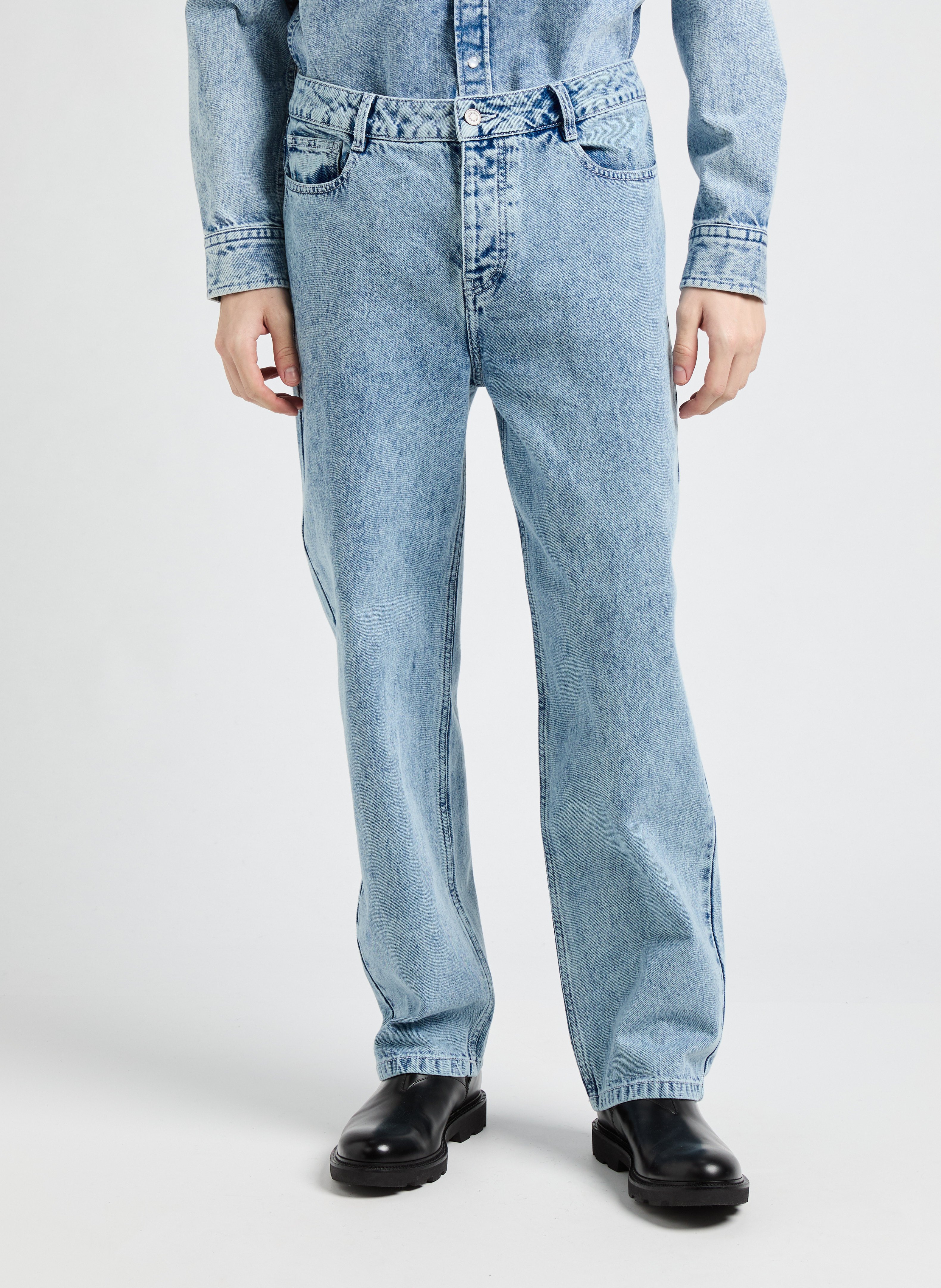 Straight leg Calph jeans in blended cotton SAISON 1865 Blue