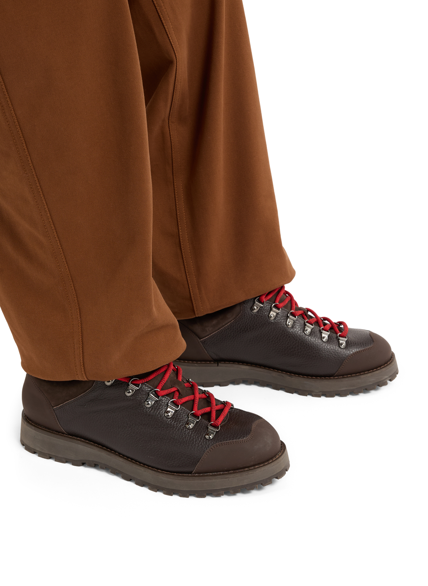 Leather sneakers SAISON 1865 Brown