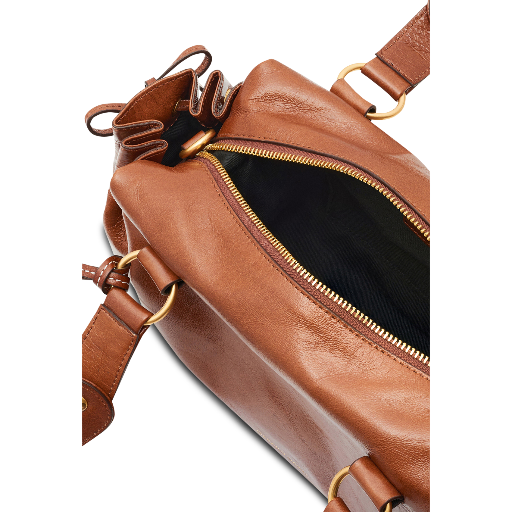 Schultertasche aus Leder GERARD DAREL Braun