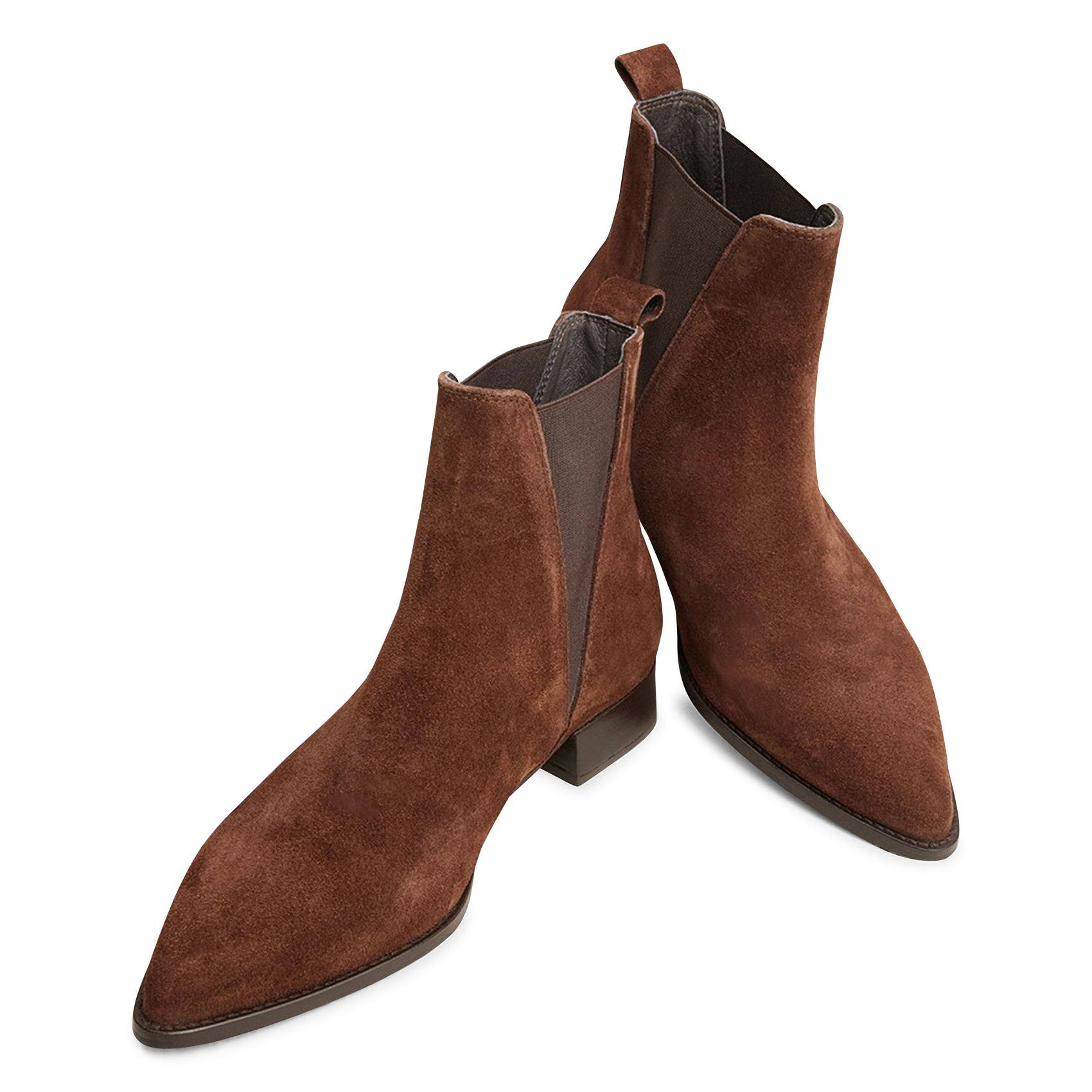 Leather mid-calf boots JONAK Brown
