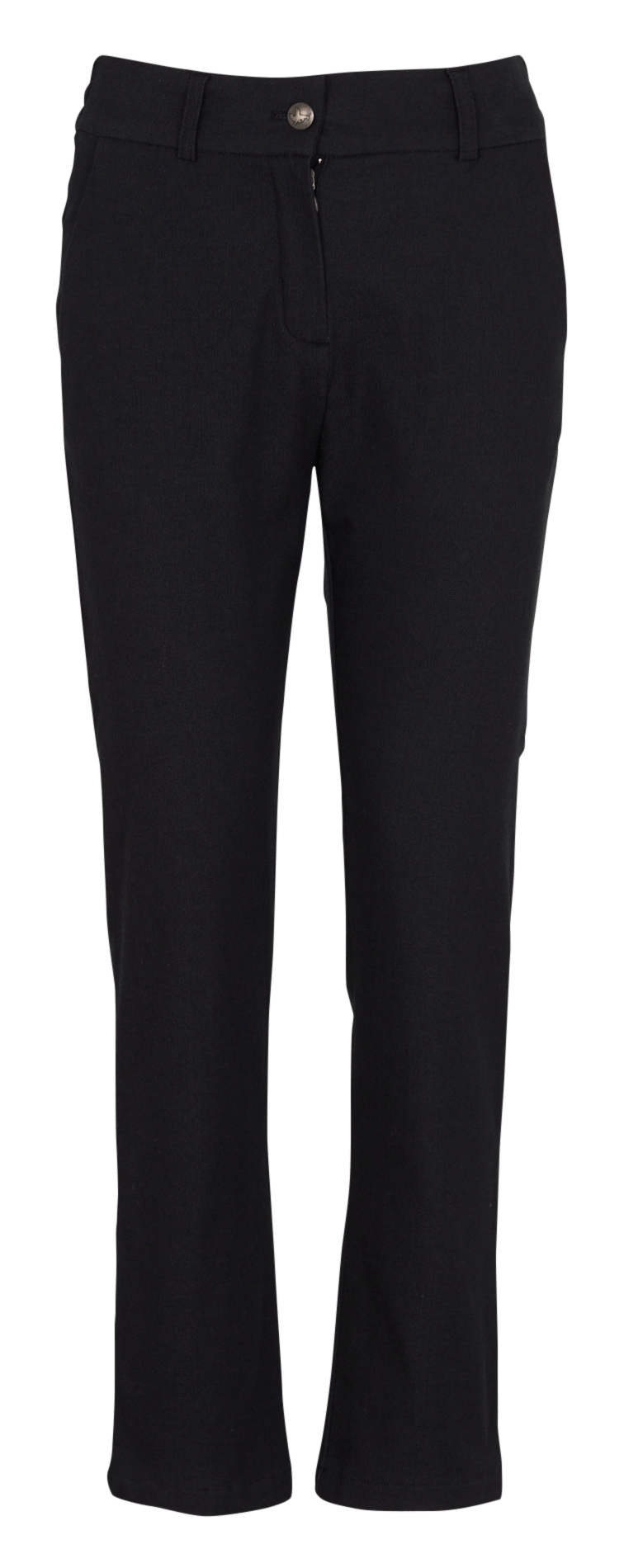 Straight-fit broek van katoenmix COTELAC Zwart