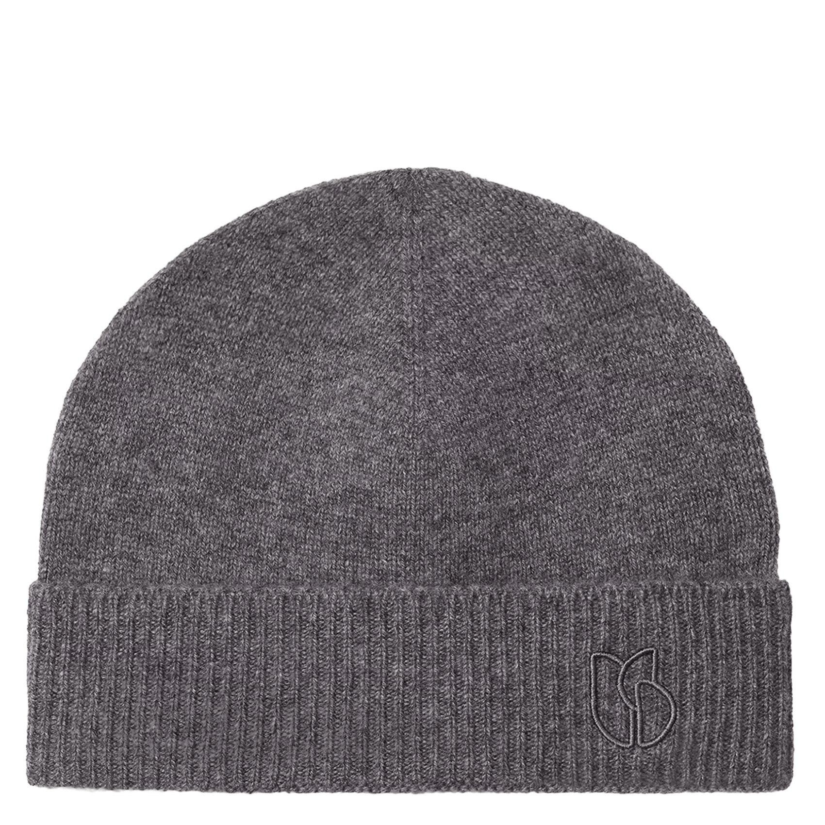 Bonnet à revers uni en cachemire BA&SH Gris