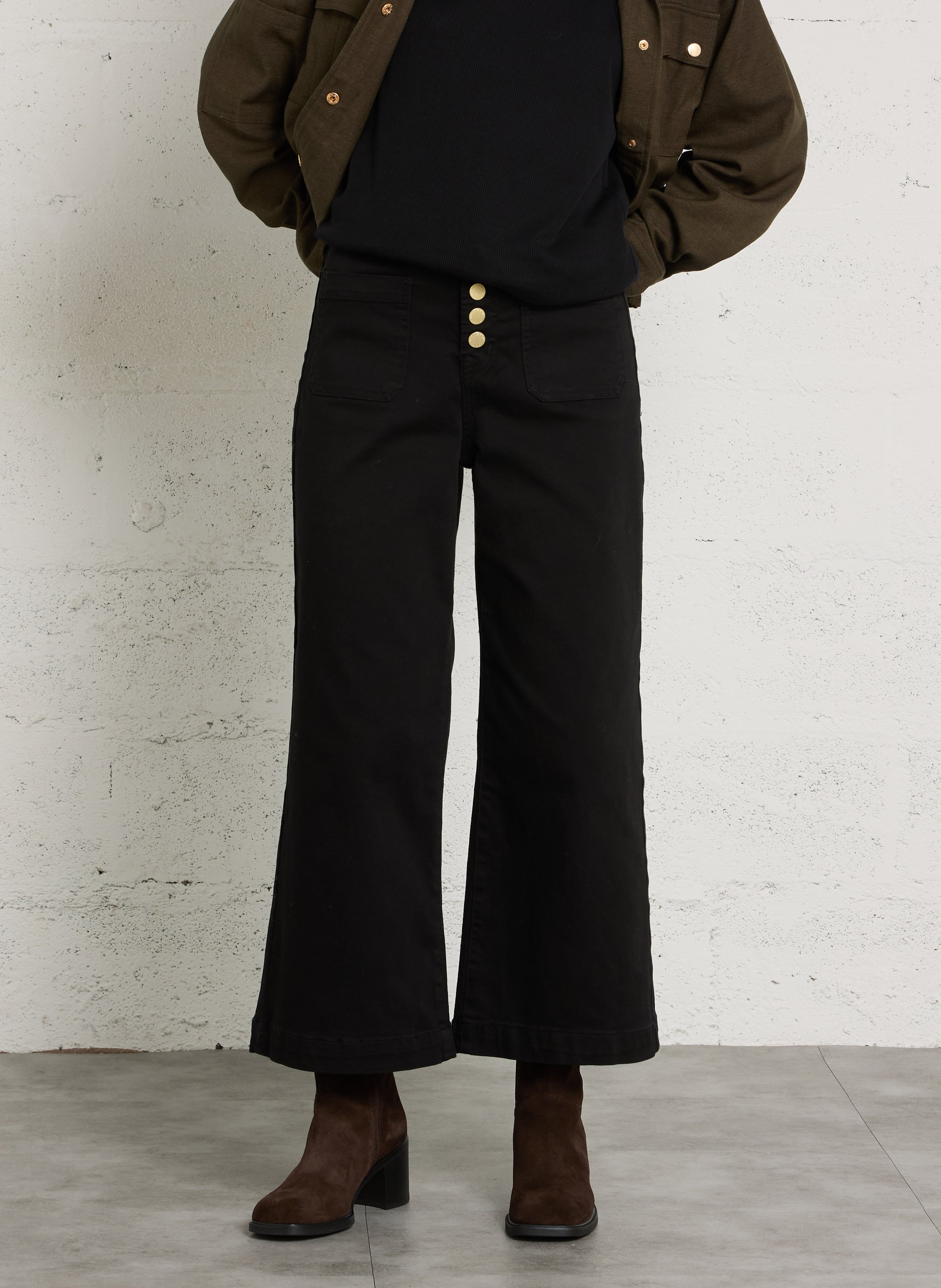 Ausgestellte High Waist Jeans LA PETITE ETOILE
