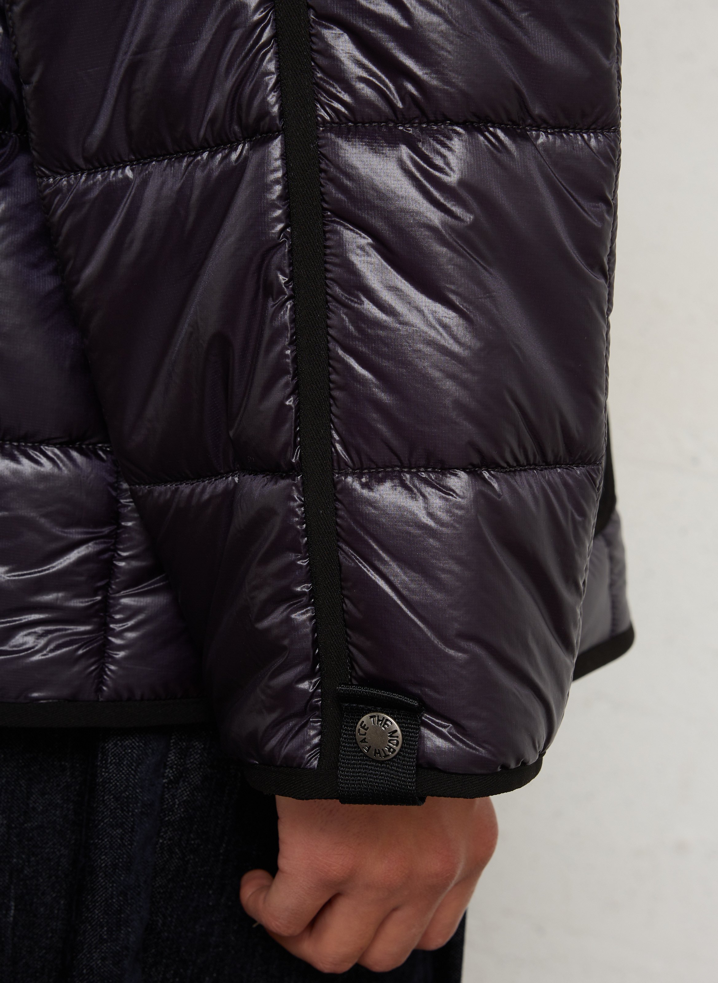 Veste droite matelassée zippée THE NORTH FACE Bleu