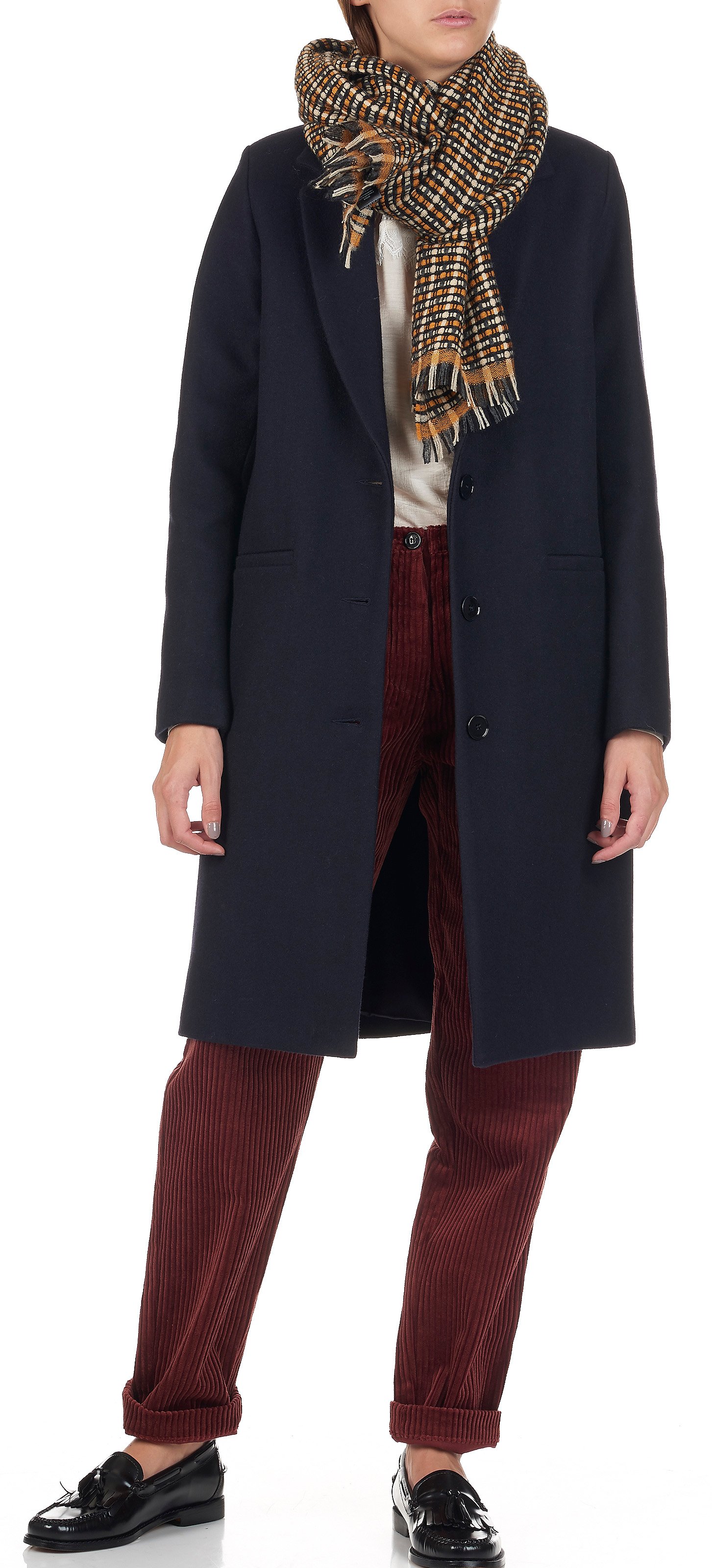 Geweven sjaal Pio  SESSUN Geel