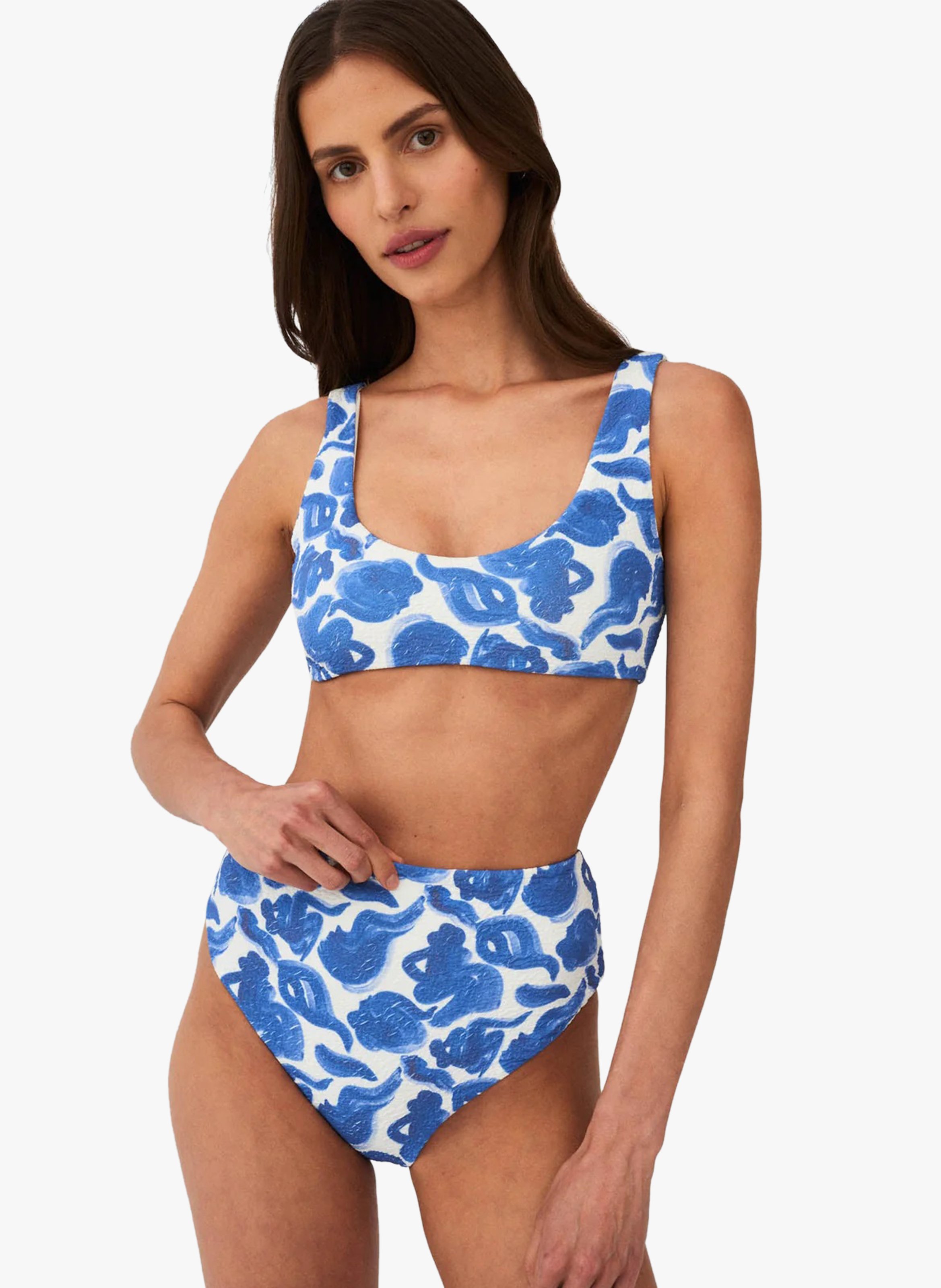 Culotte de maillot de bain imprimée UNDRESS CODE Bleu