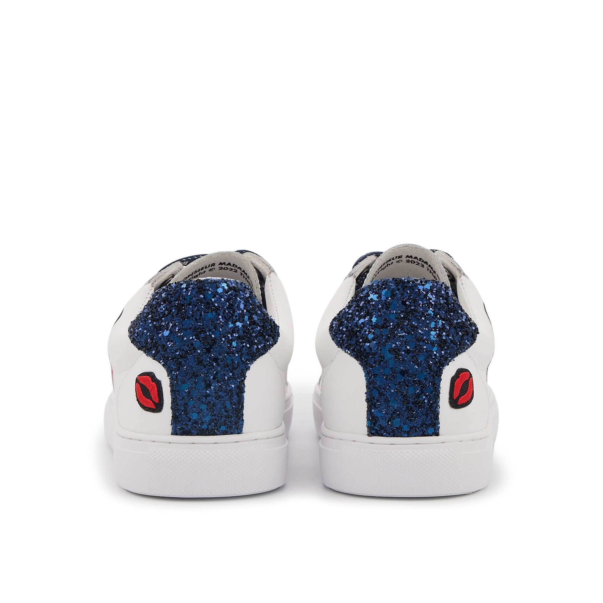 Leather sneakers BONS BAISERS PARIS White