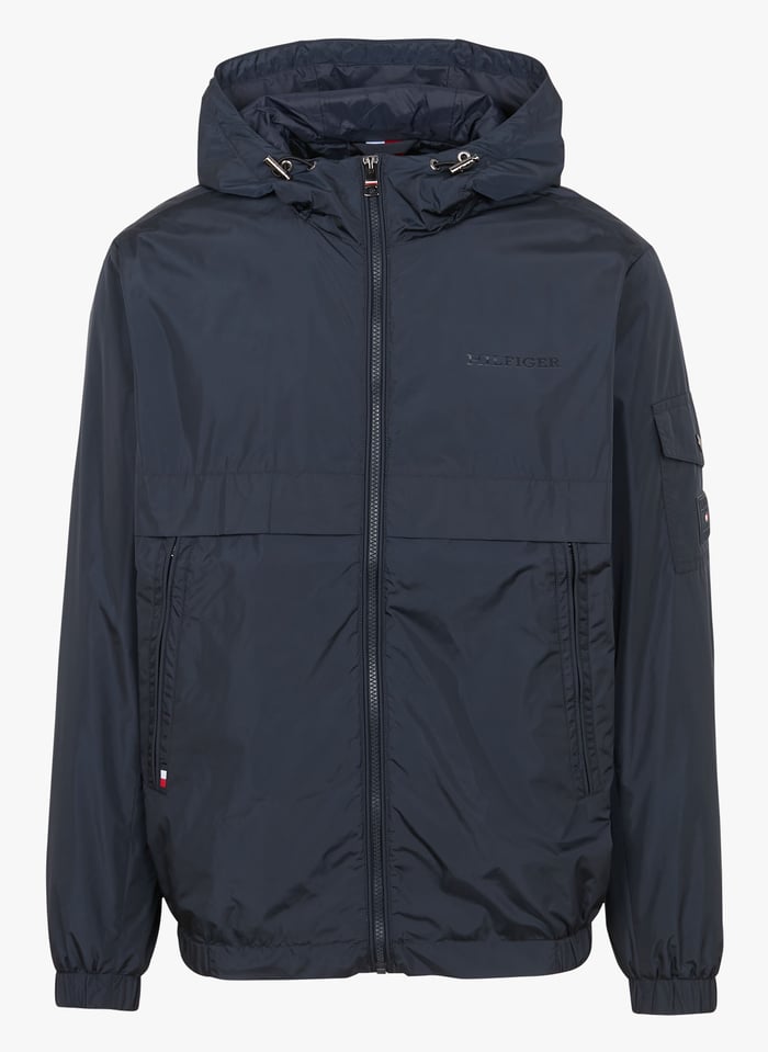 High neck Hooded Windcheater Desert Sky Tommy Hilfiger Men