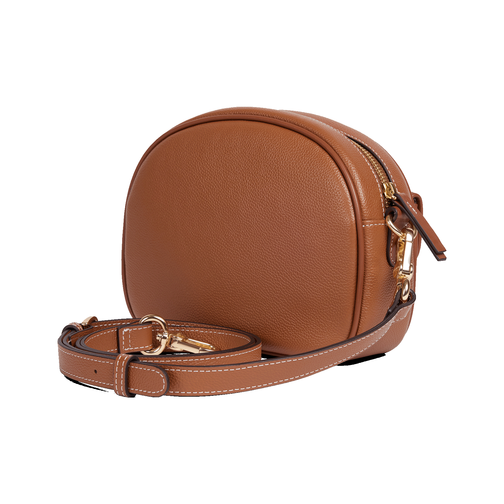 Sac bandoulière en cuir NAT & NIN Marron