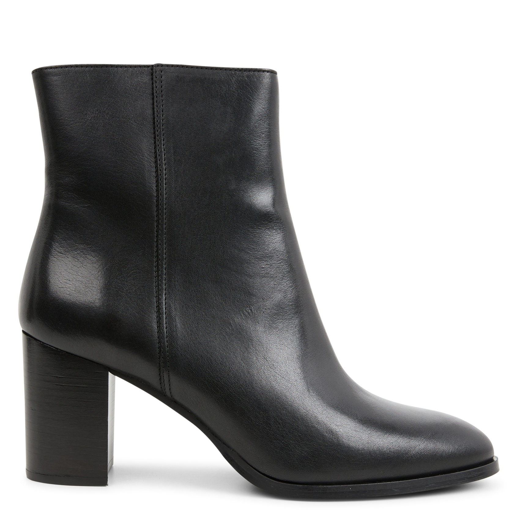 Mellow Yellow Bottine En Cuir Noir Femme Bottines/Boots Matière