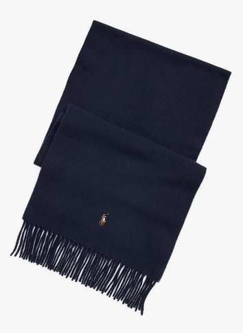 Écharpe Longue Homme En Coton à Carreaux Bleu Gris - Avec Franges Et Boîte-cadeau Luxueuse - Cadeau Idéal