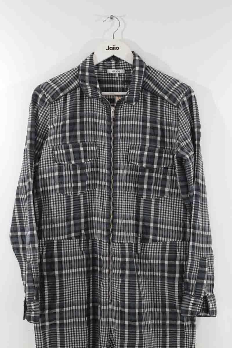 Cotton jumpsuit GANNI - Seconde Main Blue