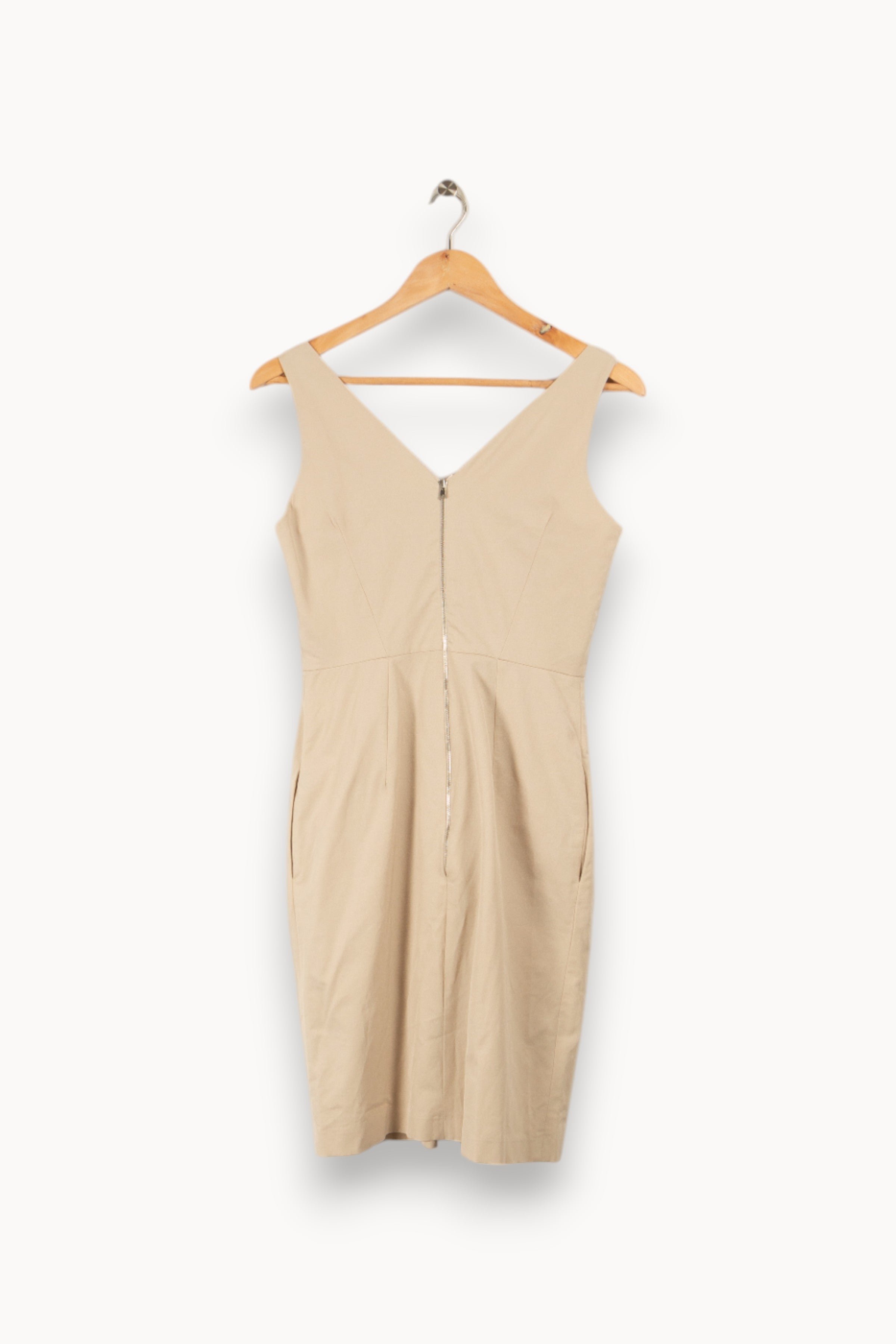 Midi dress TARA JARMON - Seconde Main Beige