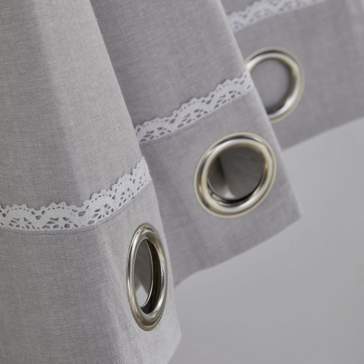 Cotton curtain TODAY LINGE DE MAISON Grey