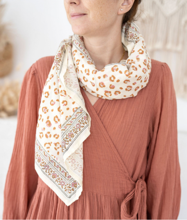 Foulard adulte BINDI ATELIER Beige