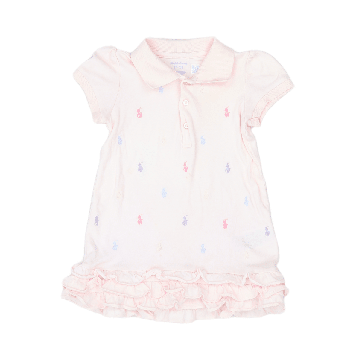 Pink baby dress - 18 months POLO RALPH LAUREN - Seconde Main Pink