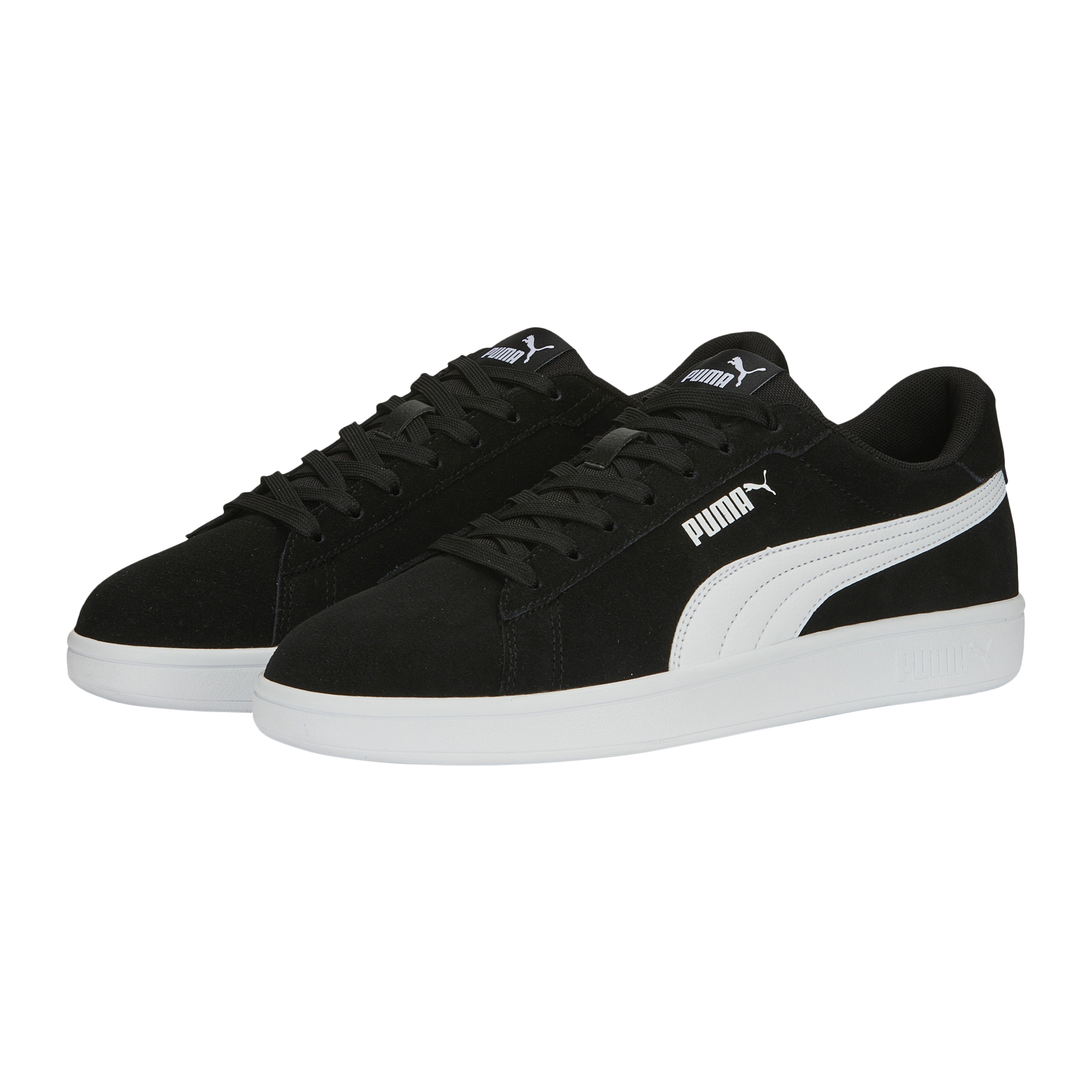 Leather Smash Sneakers PUMA Black