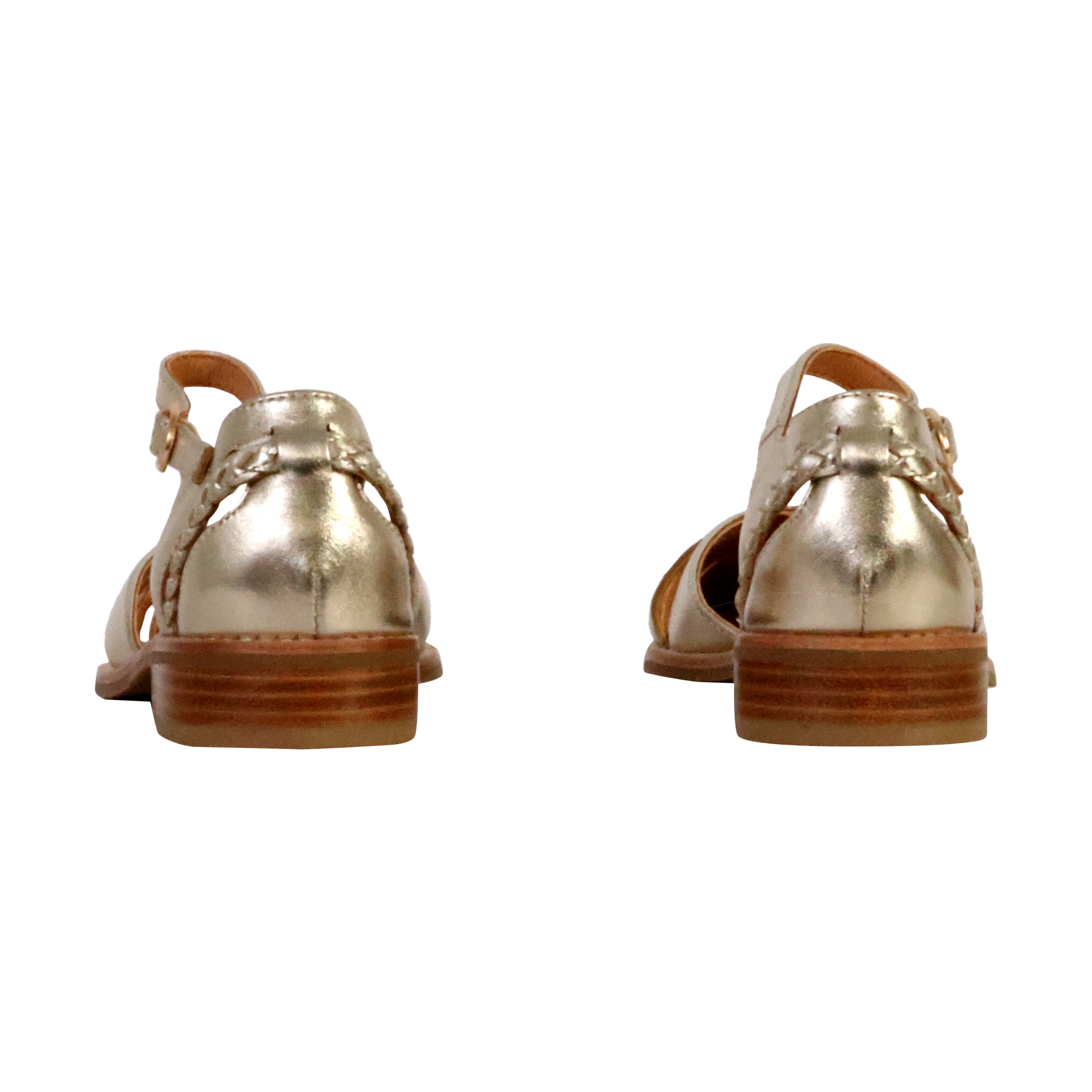 Jinette leather sandals EMILIE KARSTON Grey