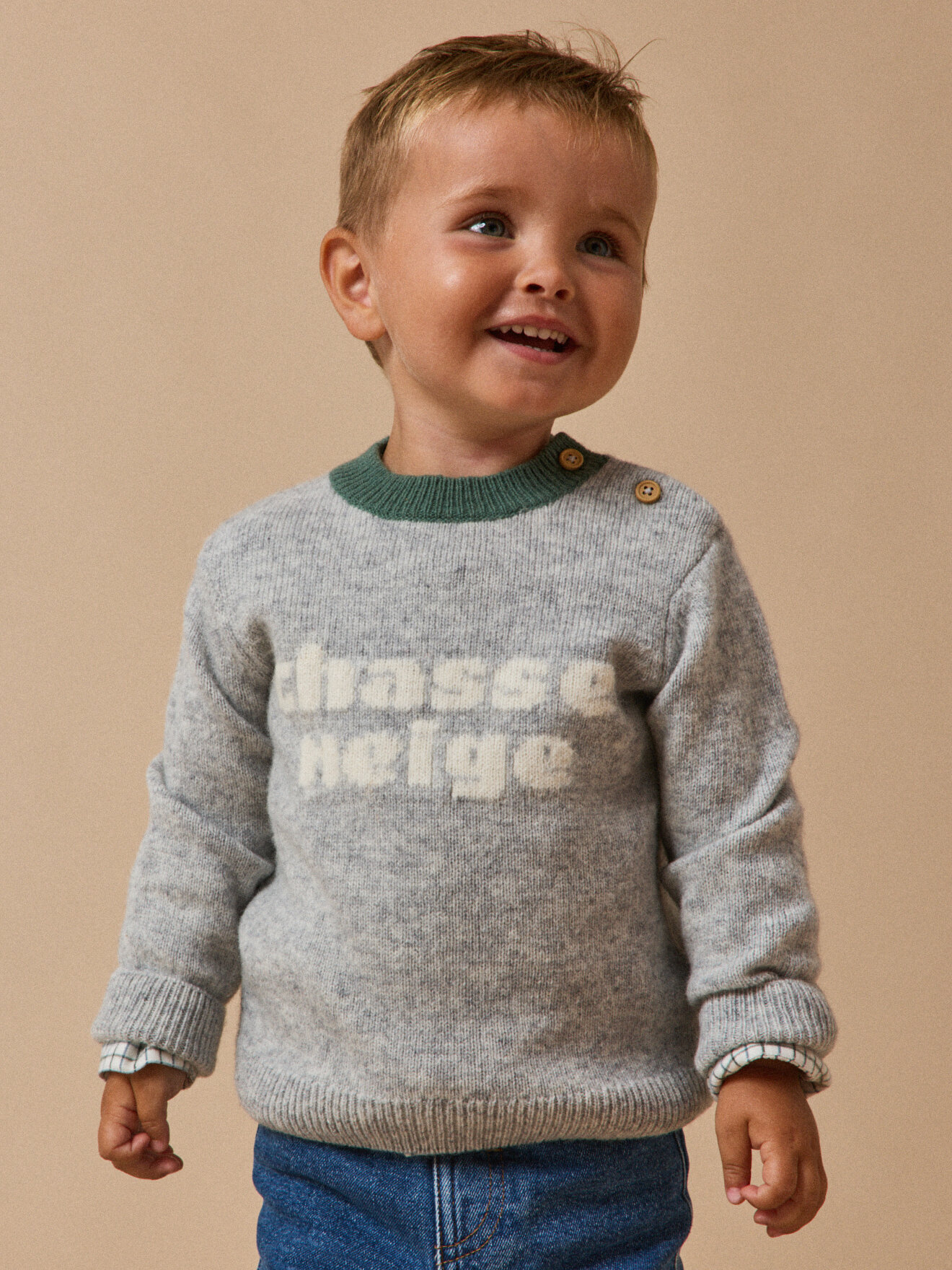 Wool sweater CYRILLUS Grey