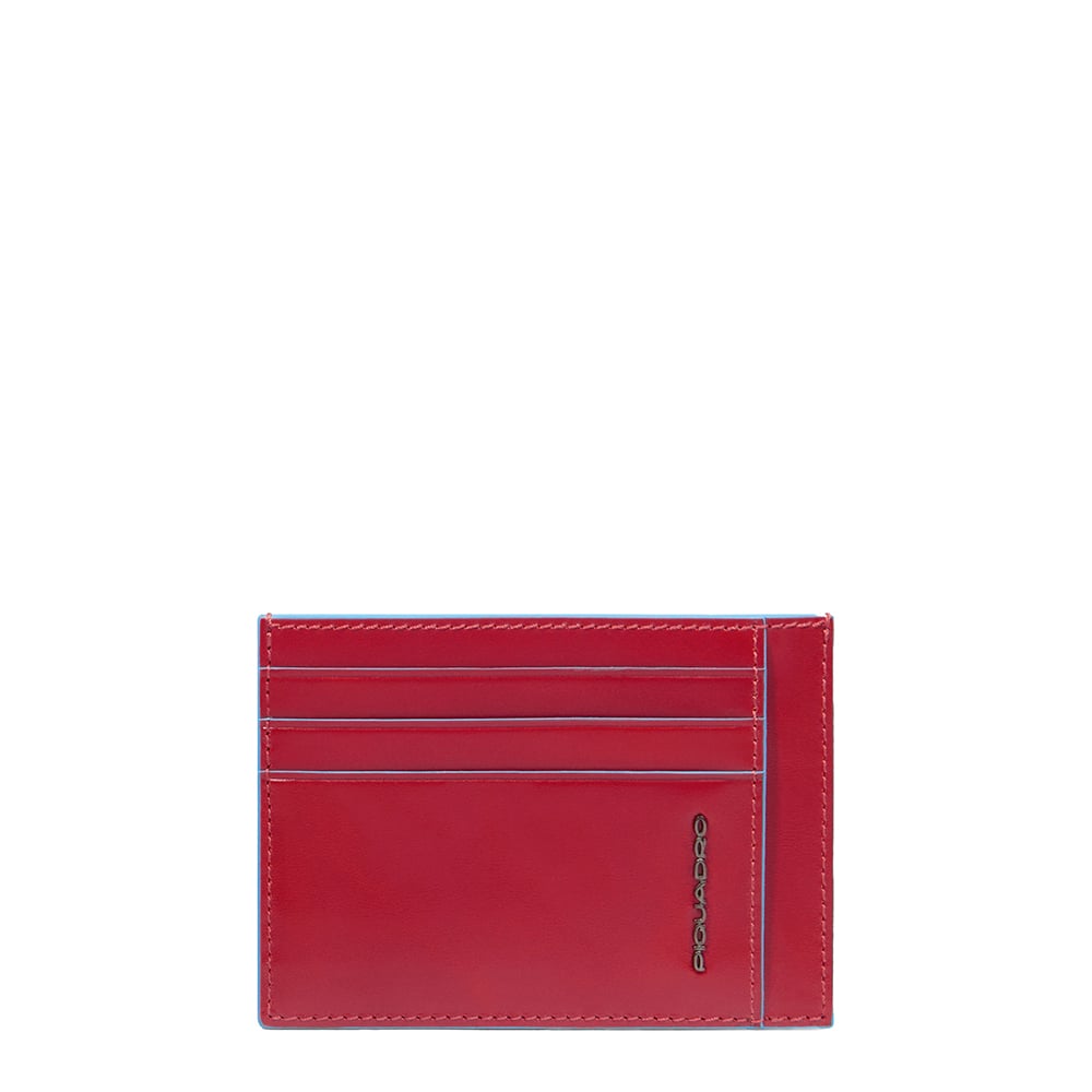 - 100% leather, - 6 cardholder slots, - 1 central compartment, - Size: L10 x H7 cm. PIQUADRO