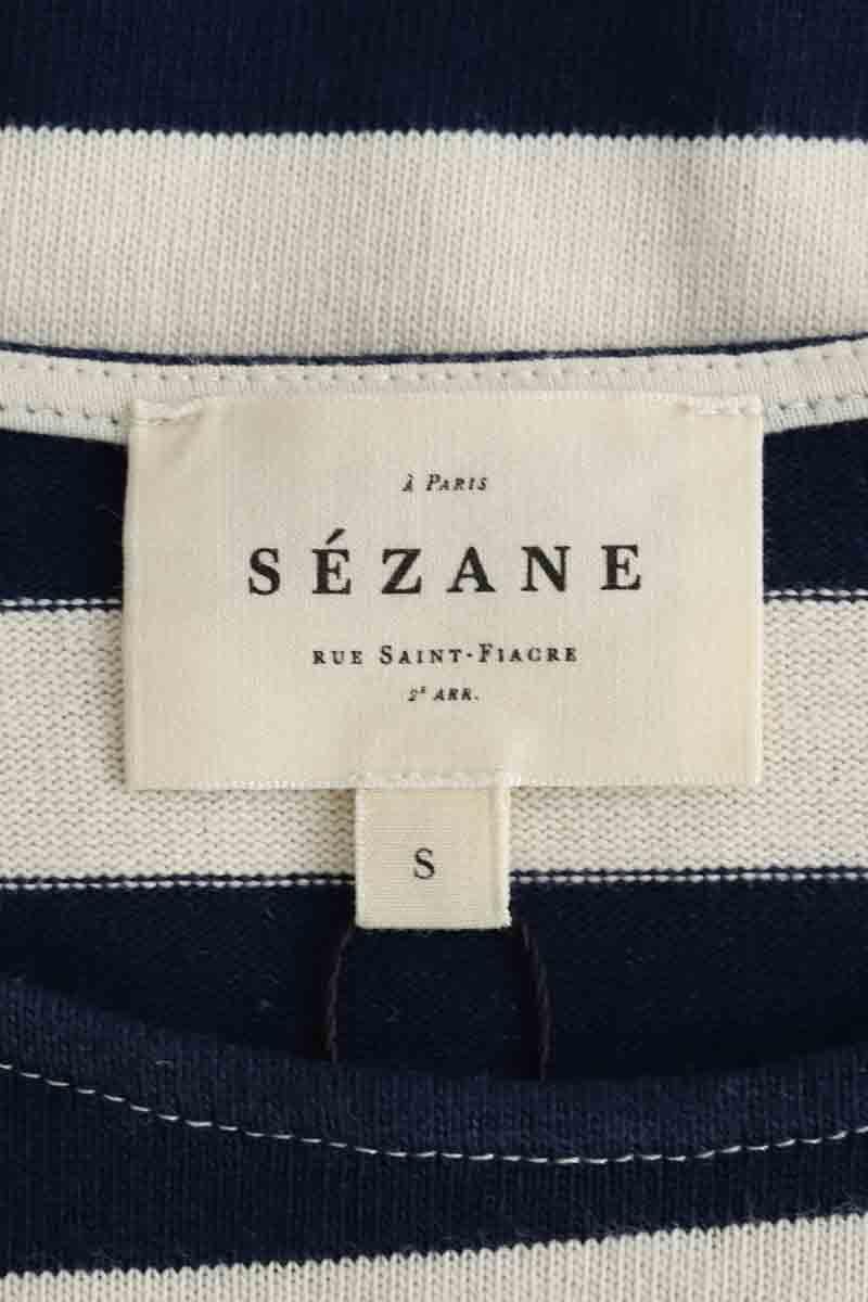 Cotton T-shirt SEZANE - Seconde main Blue
