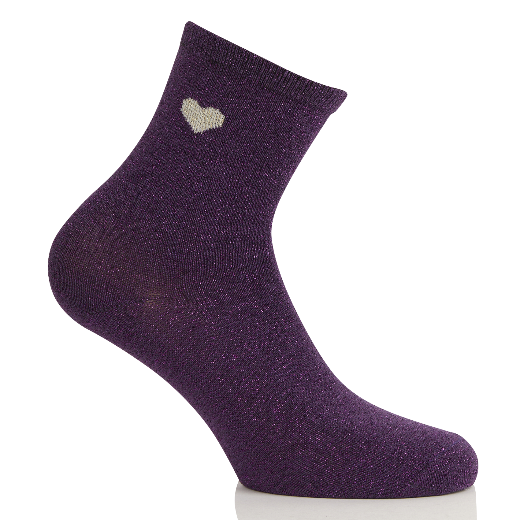 Sokken van gemengde gerecyclede vezels PIECES Violet