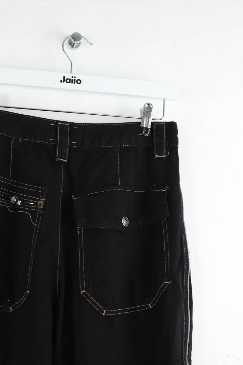 Slim-fit stretch cotton jeans with regular waist ISABEL MARANT - Seconde Main Black