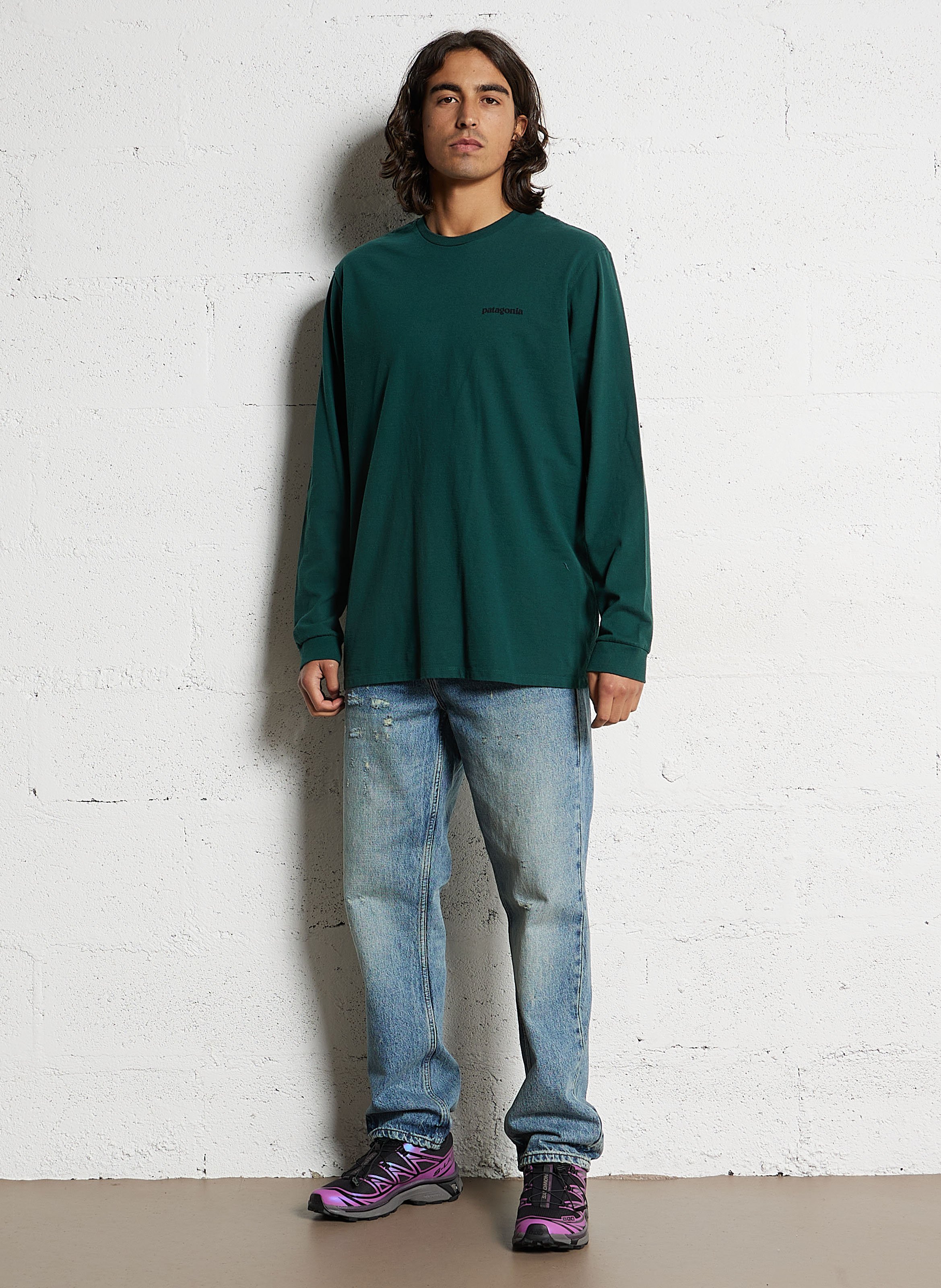 Cotton straight jeans SOLID Multicolored