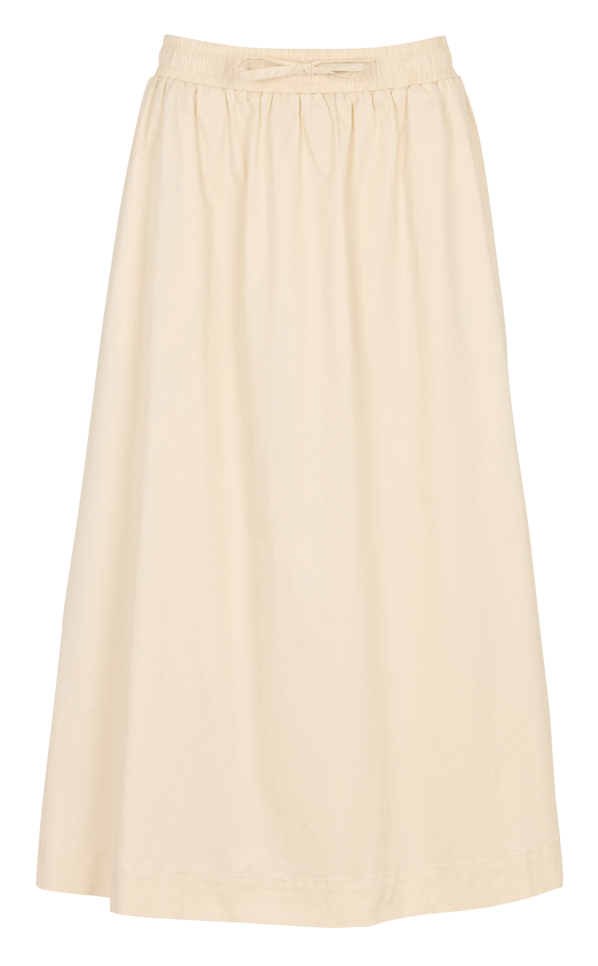 A-line cotton-blend midi skirt JC SOPHIE Beige