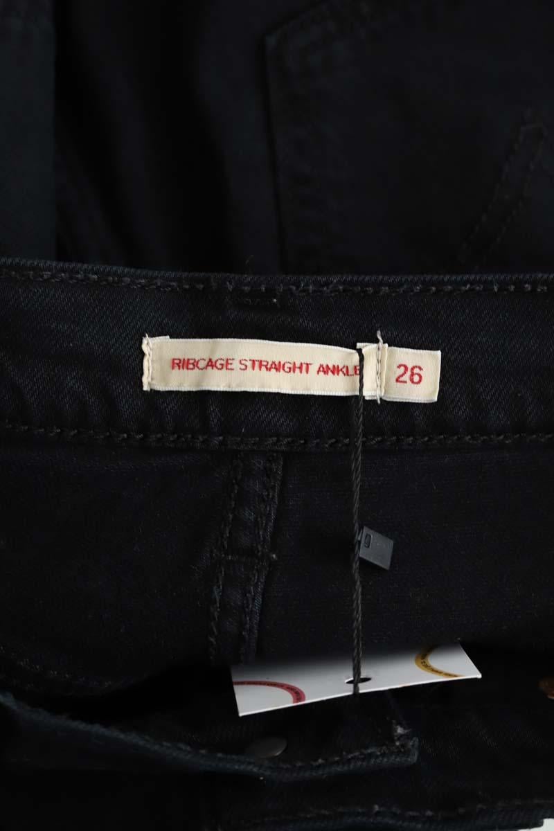Straight cotton-blend pants LEVI'S - Seconde main Black