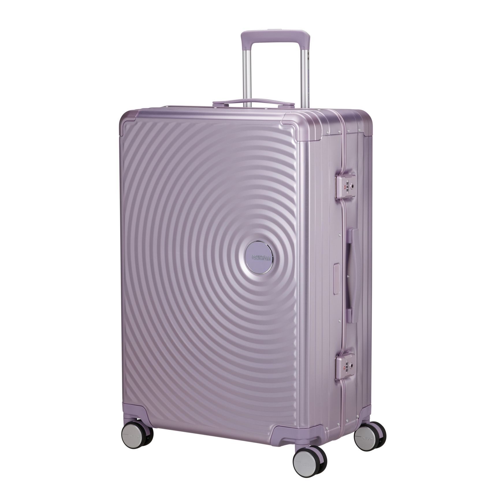 Aluminum suitcase with 4 wheels size L AMERICAN TOURISTER