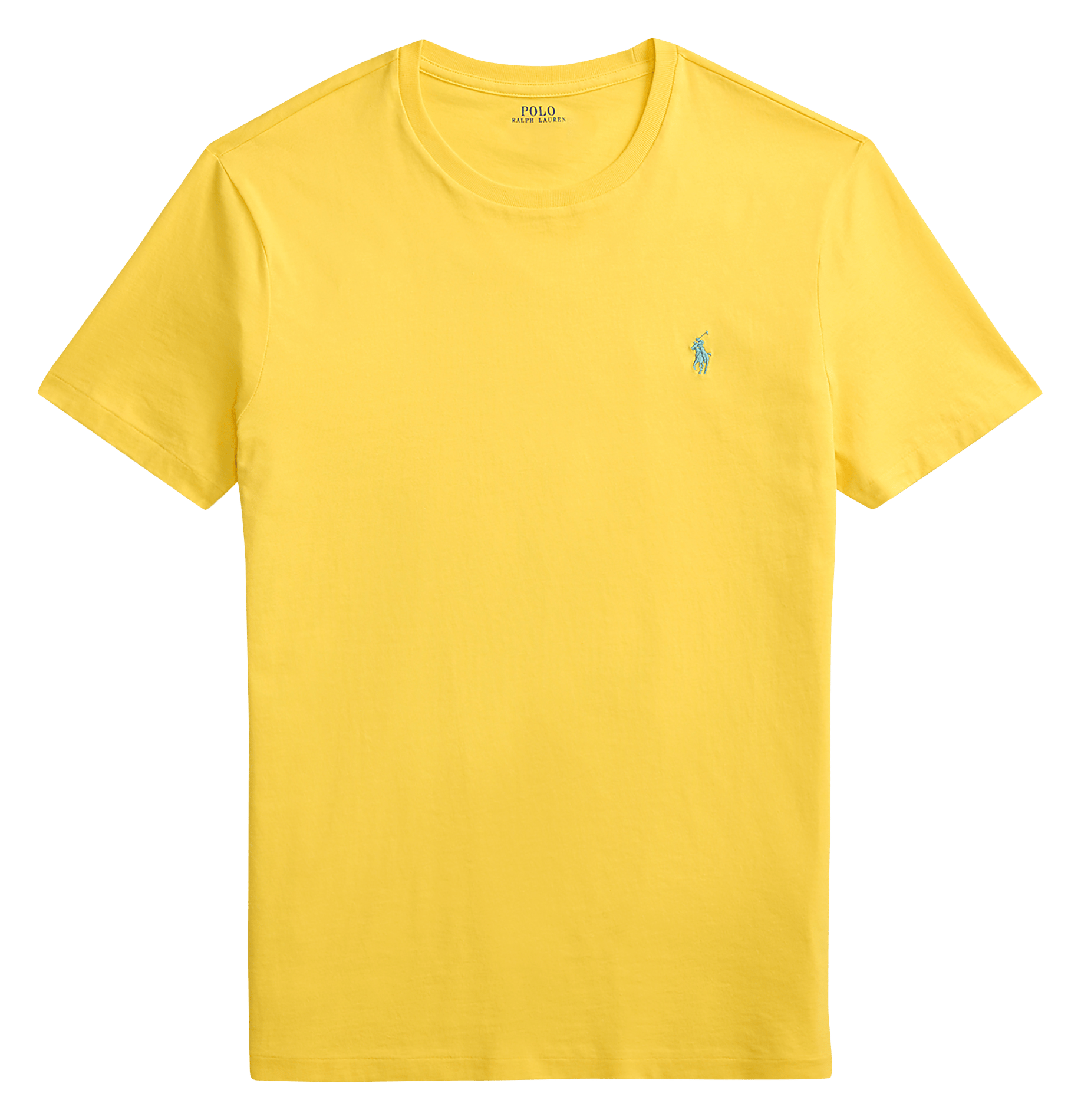 Slim-fit cotton T-shirt POLO RALPH LAUREN Yellow