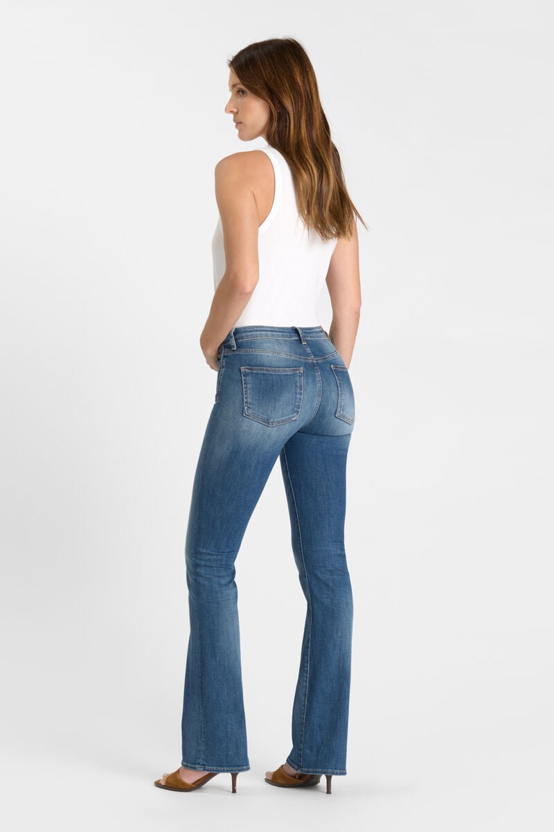Jeans bootcut power bootcut, longueur 34 LE TEMPS DES CERISES Bleu
