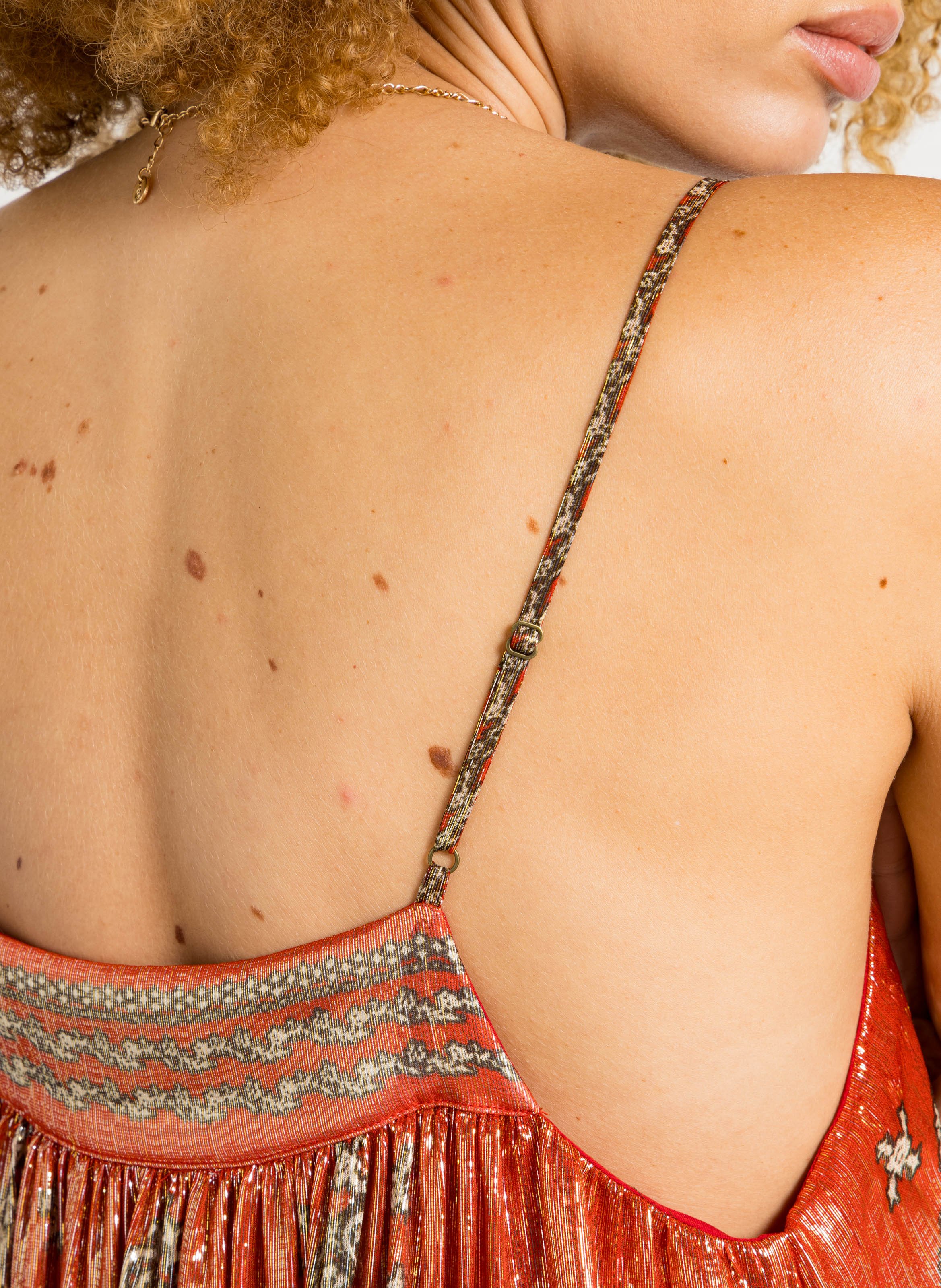 Ausgestelltes Midikleid mit Print MES DEMOISELLES Rot