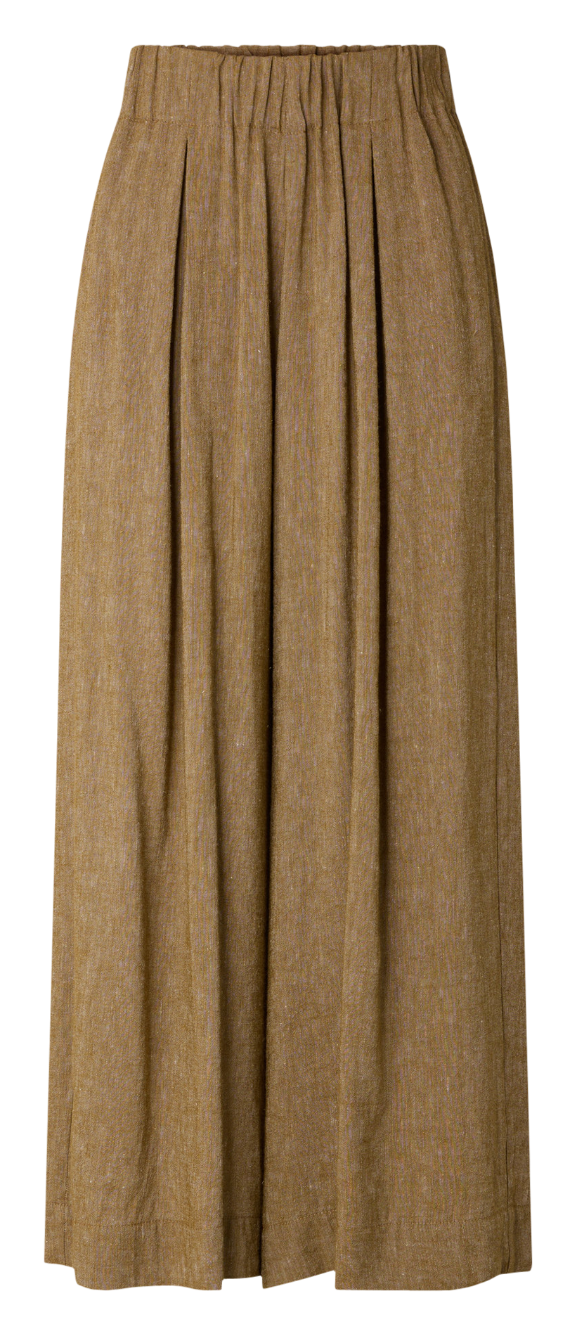 Wijde, linnen 7/8-broek SESSUN Kaki