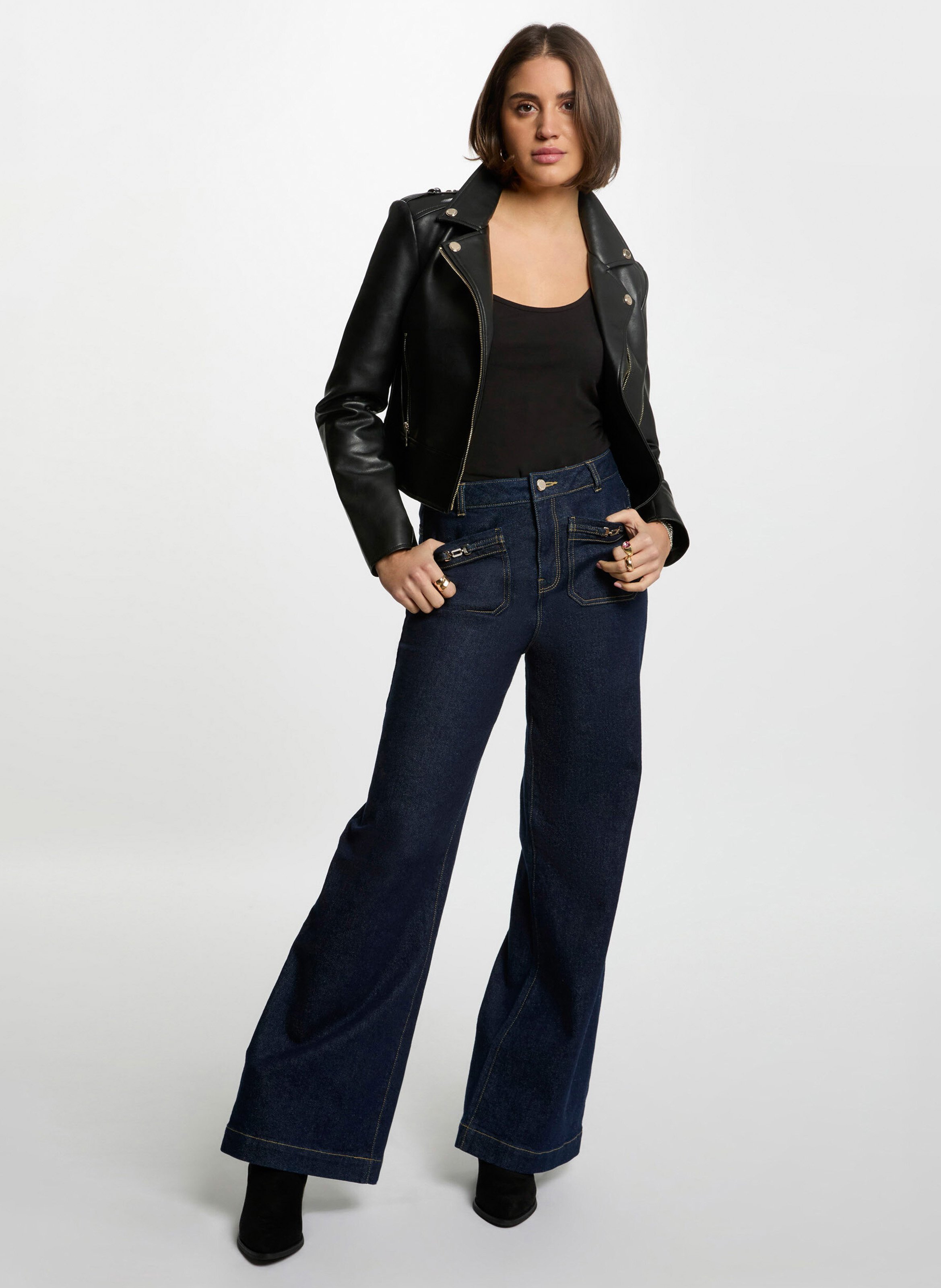 Short jacket MORGAN Black