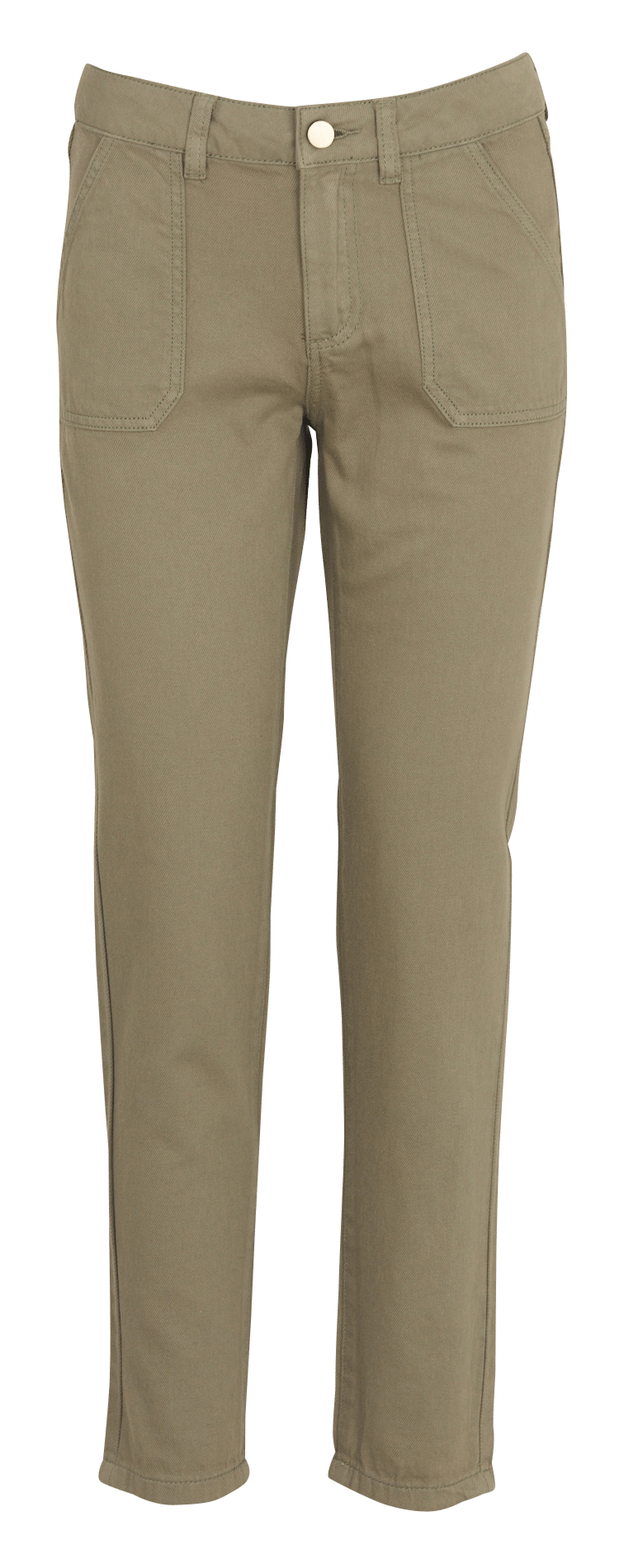 Pantalon chino uni taille mi-haute MAISON 123 Vert