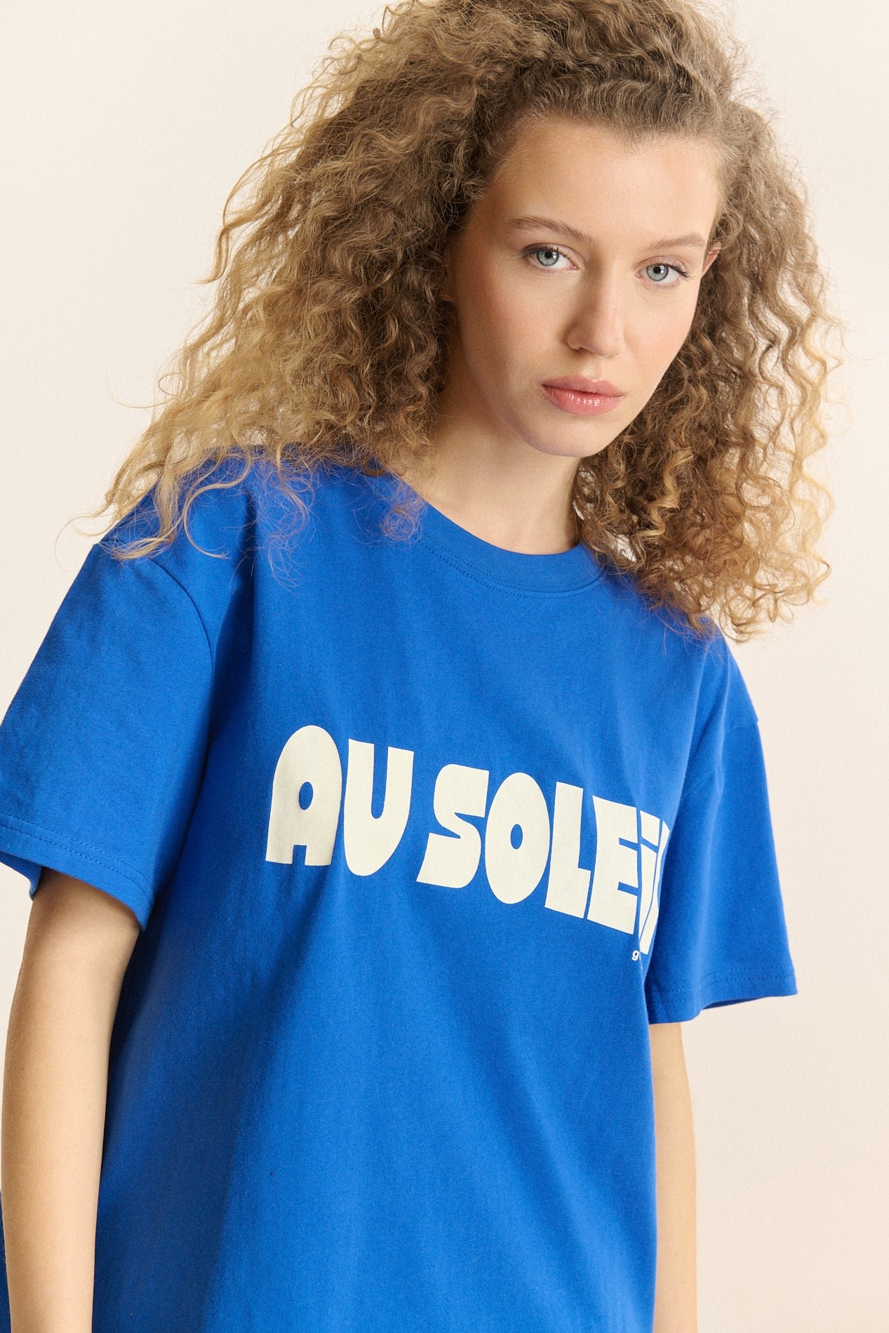 Short-sleeve printed T-shirt GARANCE PARIS Blue