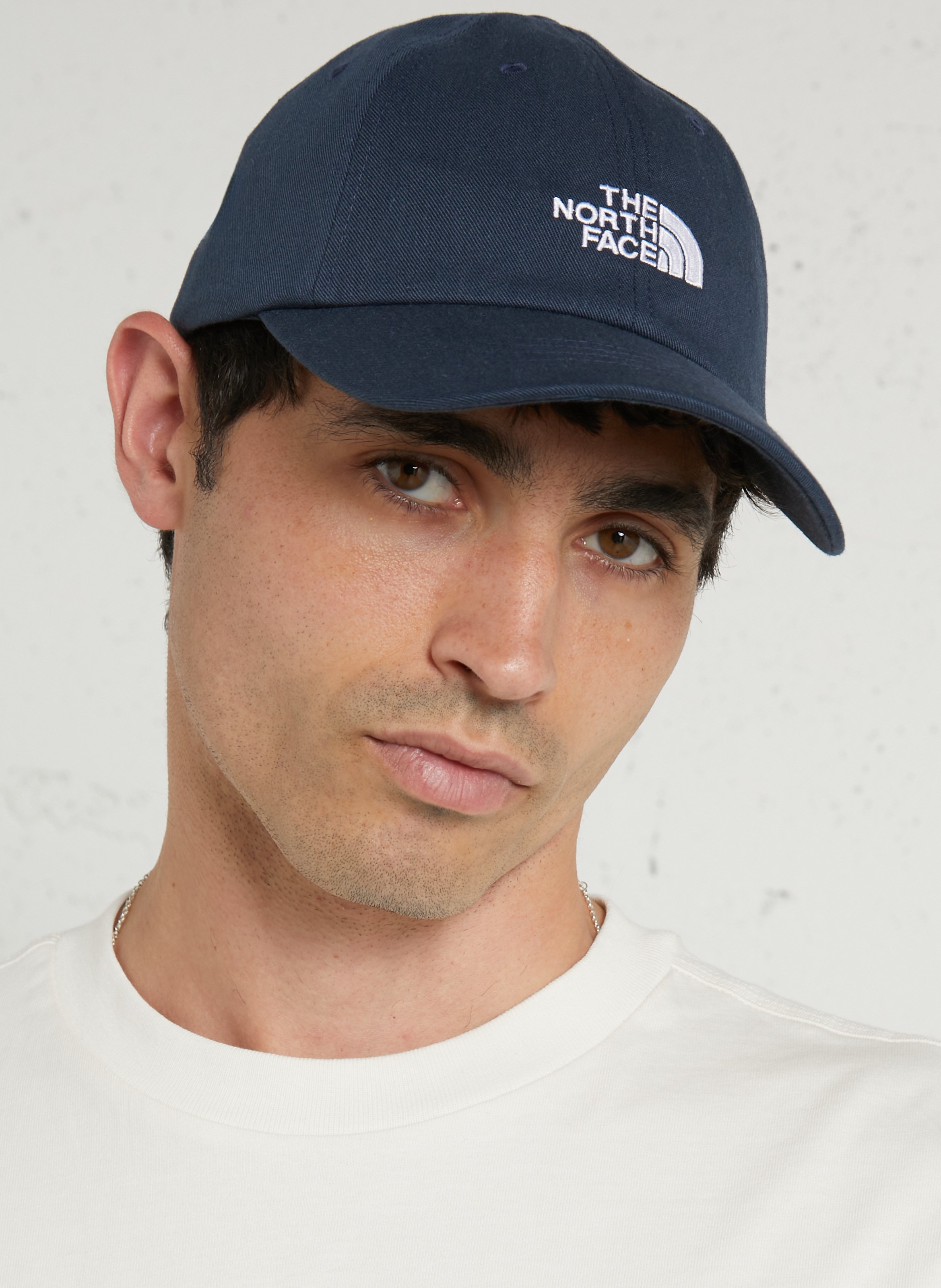 Casquette unie à logo brodé THE NORTH FACE Bleu