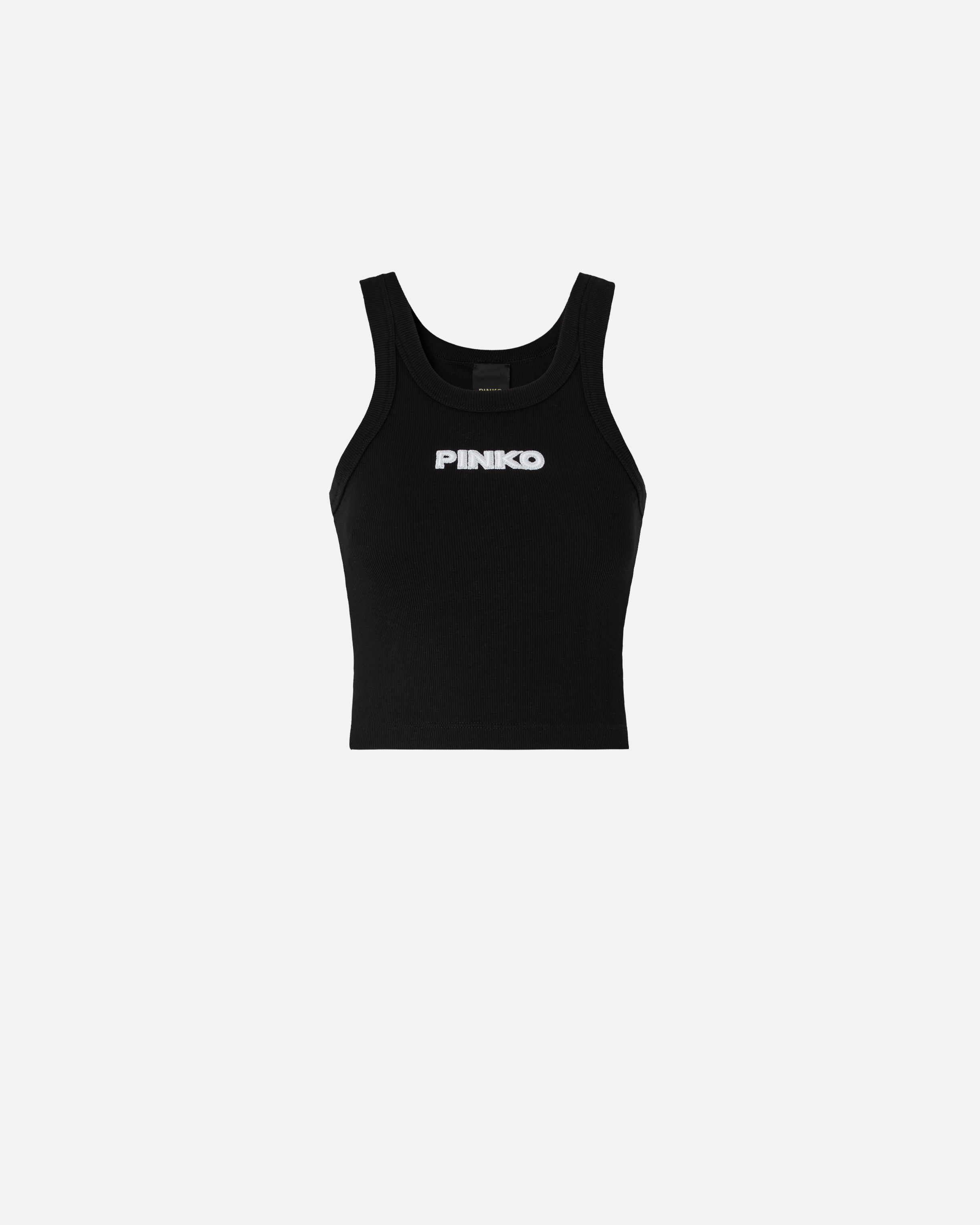 Débardeur cropped à logo pinko PINKO Noir
