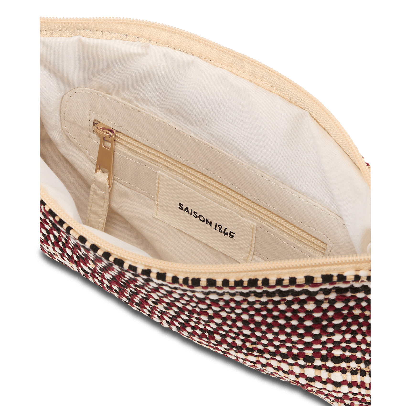 Pochette fantaisie en raphia SAISON 1865 Multicolore