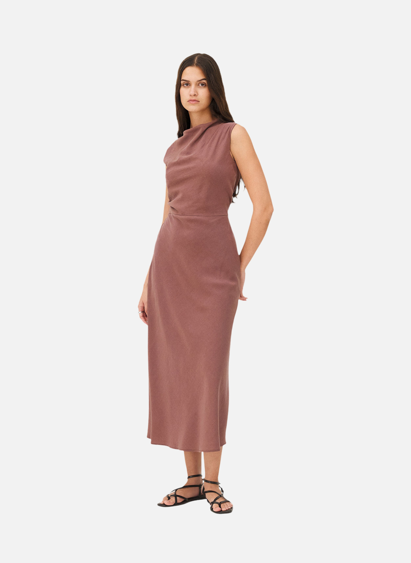 Long dress Noyoco Brown