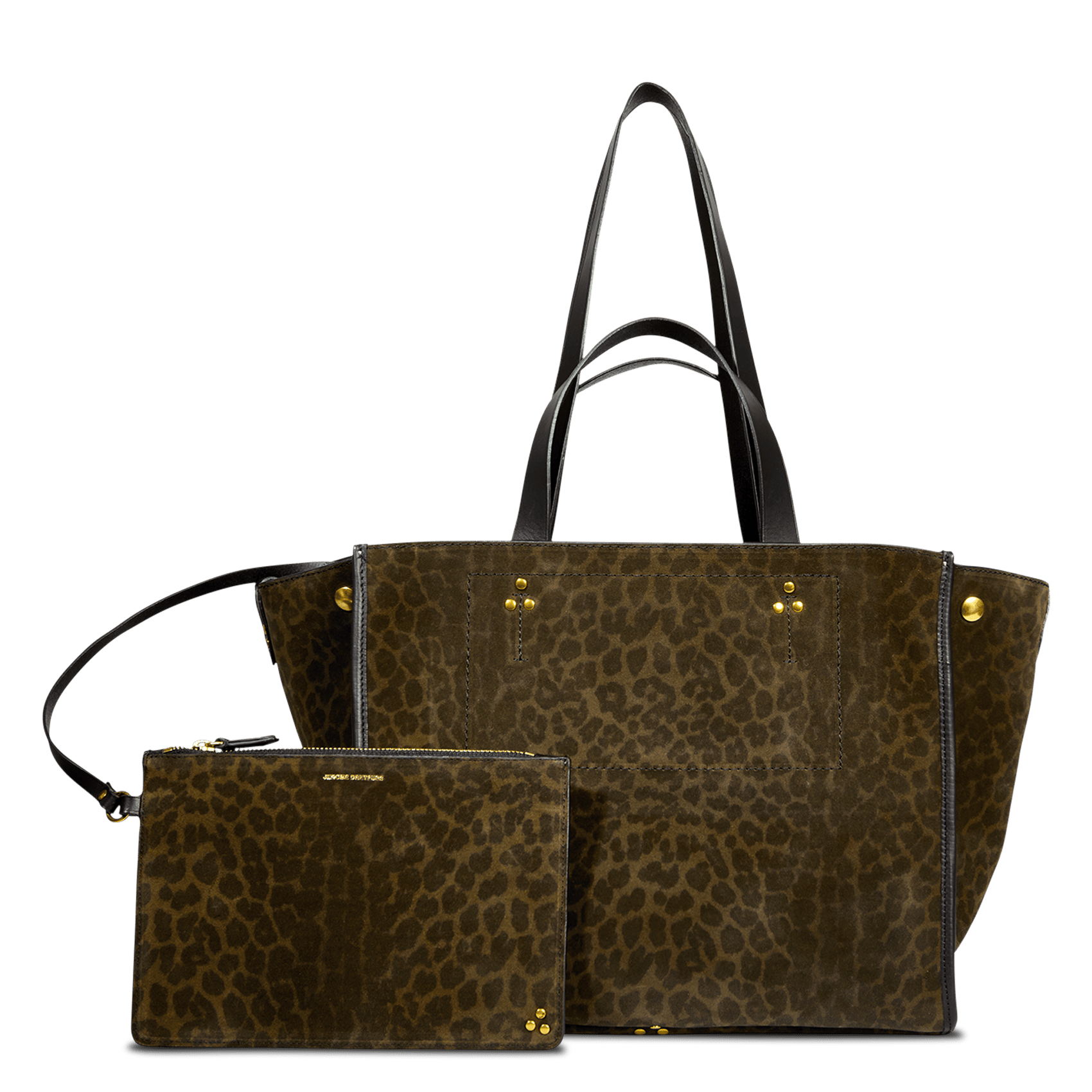 Leather tote bag JEROME DREYFUSS