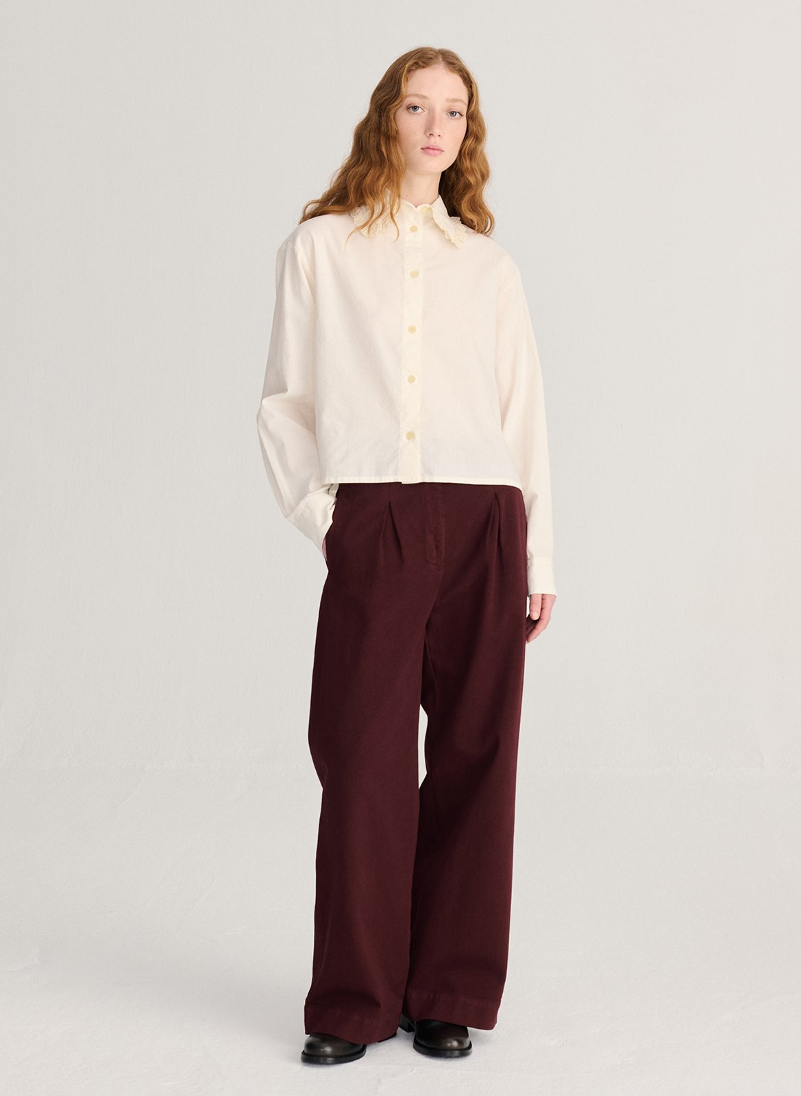 Bio-Baumwoll-Crop-Top. BOBO CHOSES Weiss