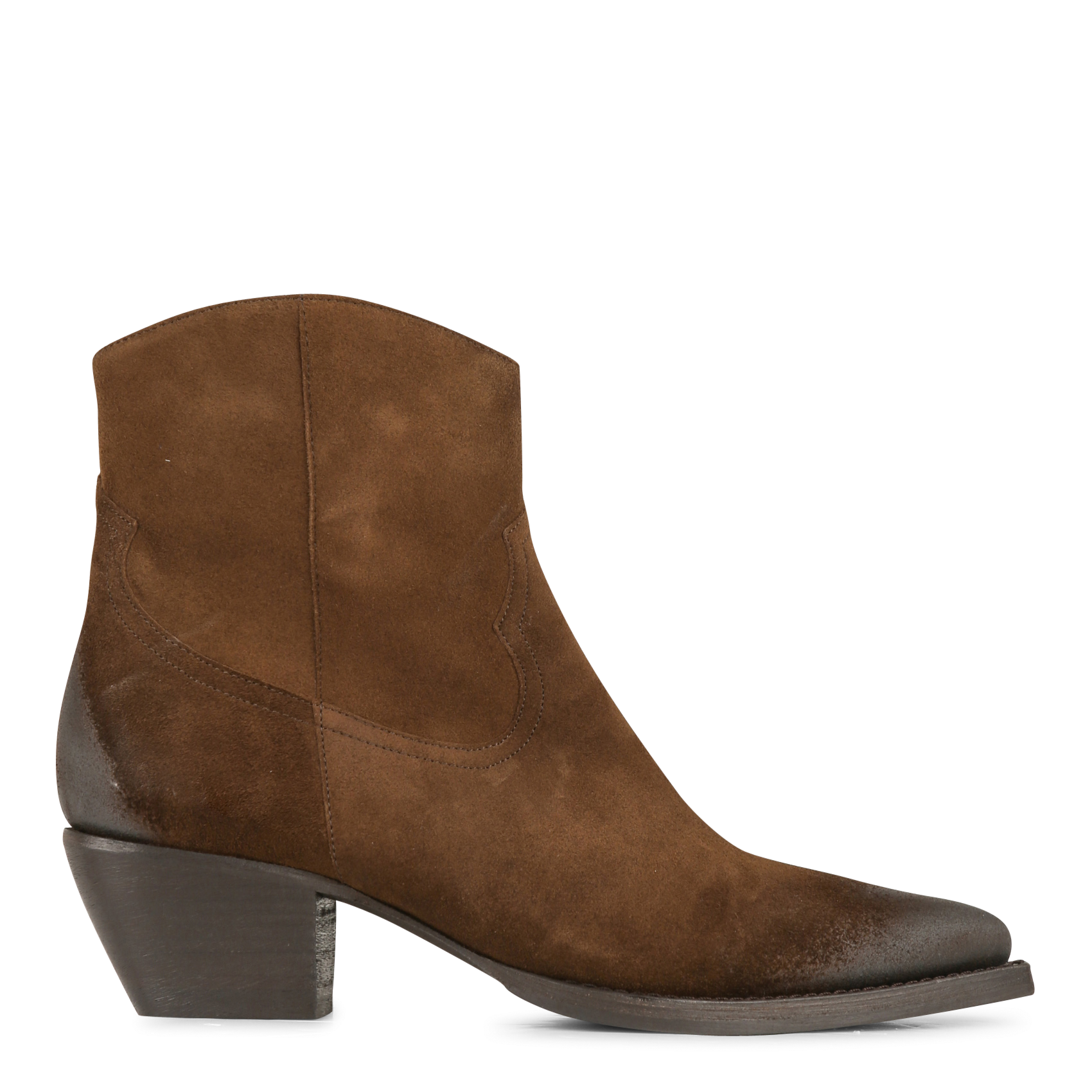Bottines en cuir velours BILLI BI Marron