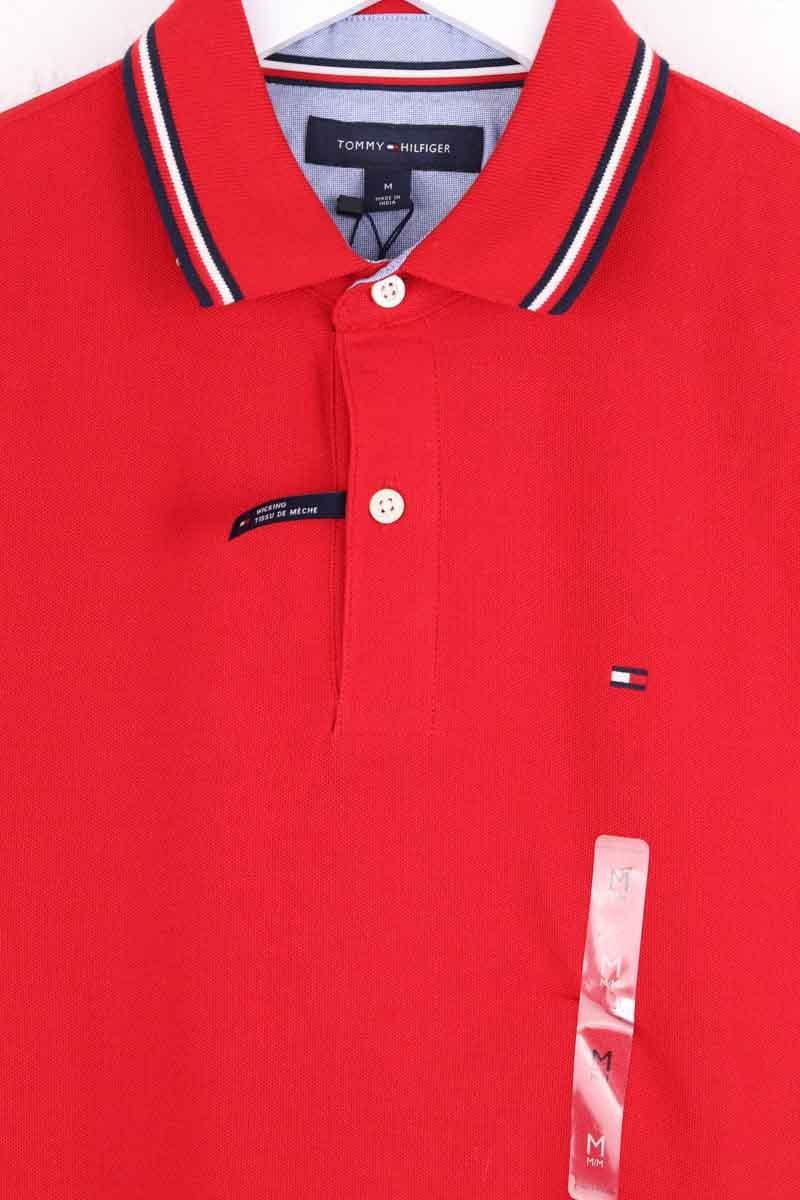 Polo shirt TOMMY HILFIGER - SECONDE MAIN Red
